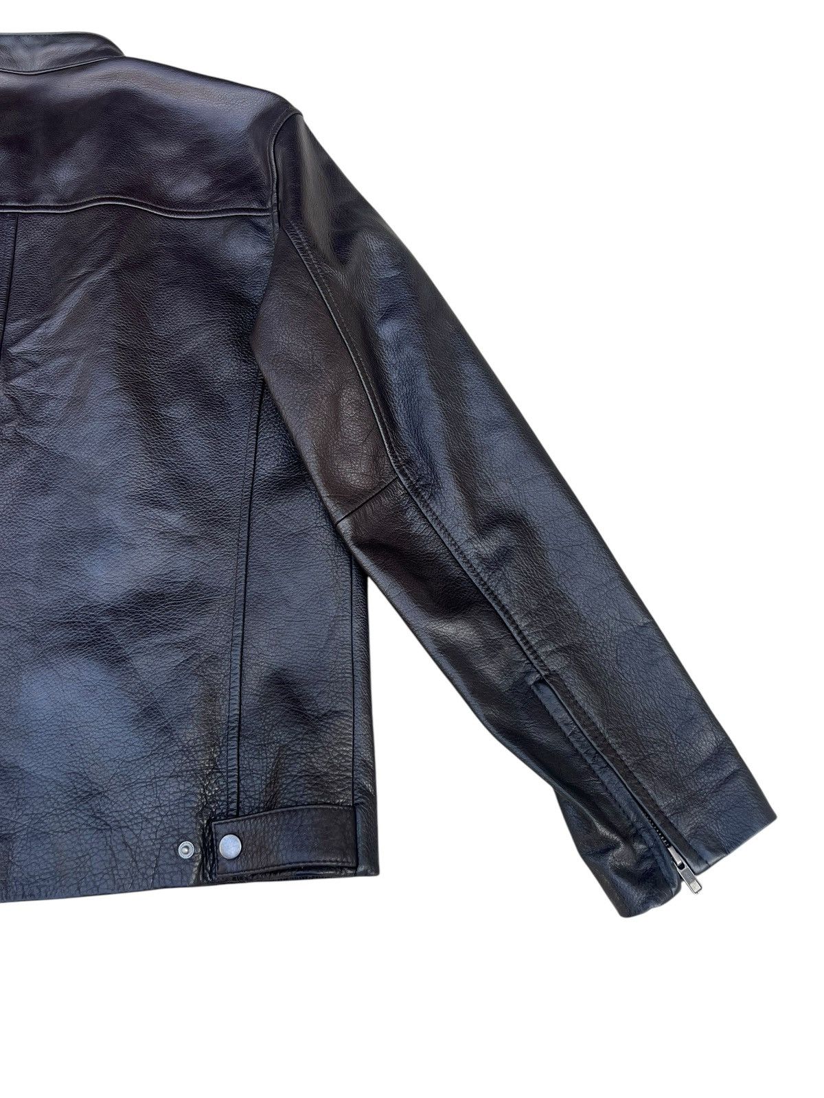 Reiss REISS Knox Cow Leather Jacket Racer Size US XL / EU 56 / 4 - 25 Thumbnail