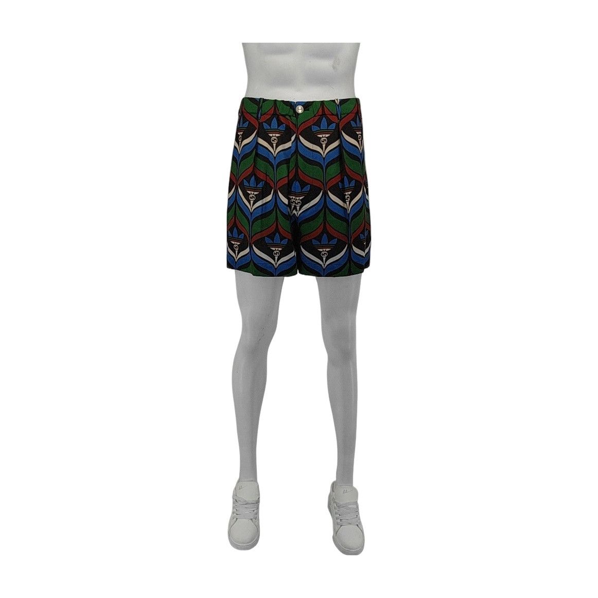 Gucci Gucci x Adidas Geometric Trefoil Print Shorts EU 52 Size US 36 / EU 52 - 1 Thumbnail
