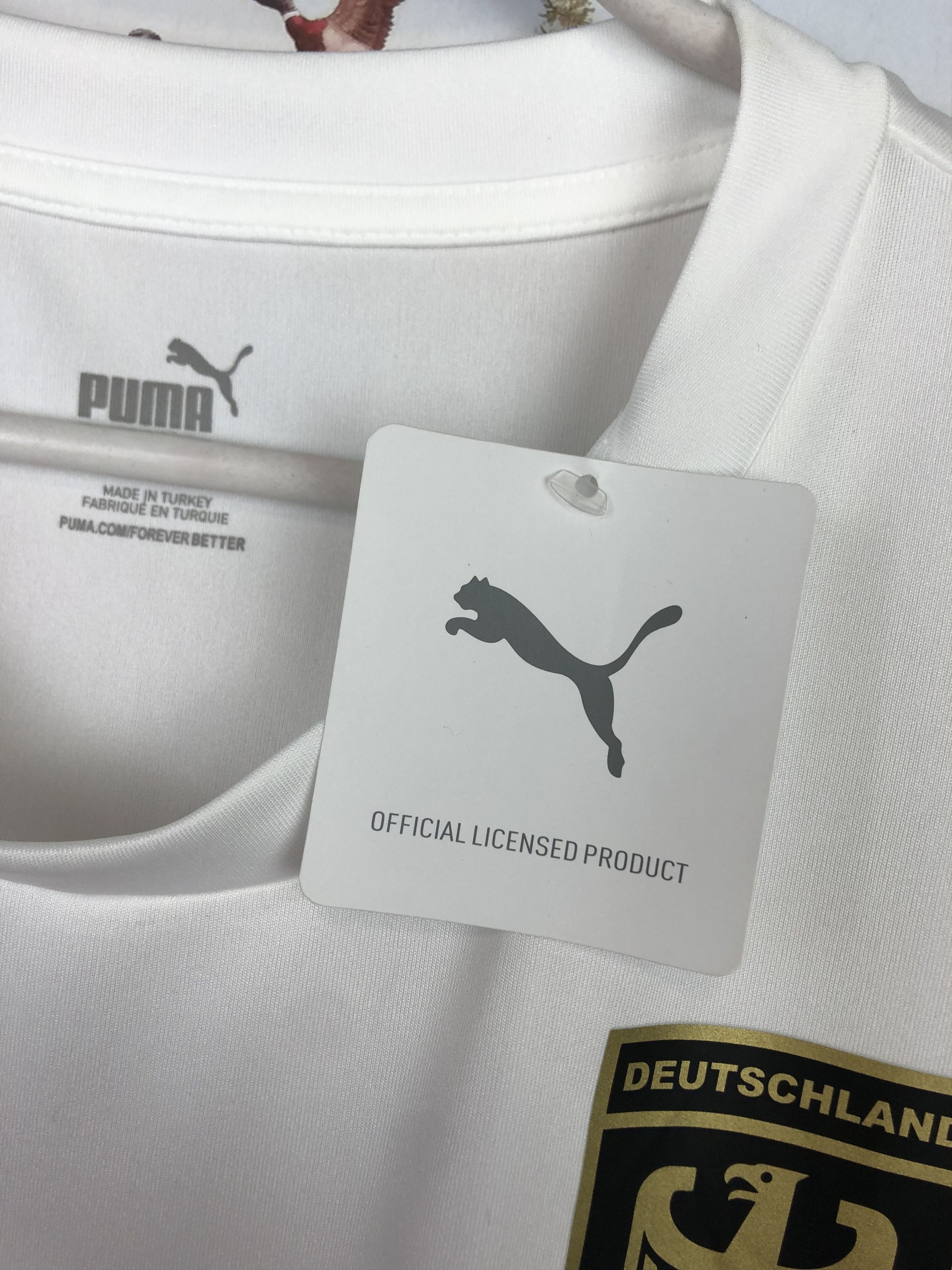 Puma Deutschland DFB Puma Germany White Sport Shirt Jersey Mens Size US XL / EU 56 / 4 - 4 Thumbnail