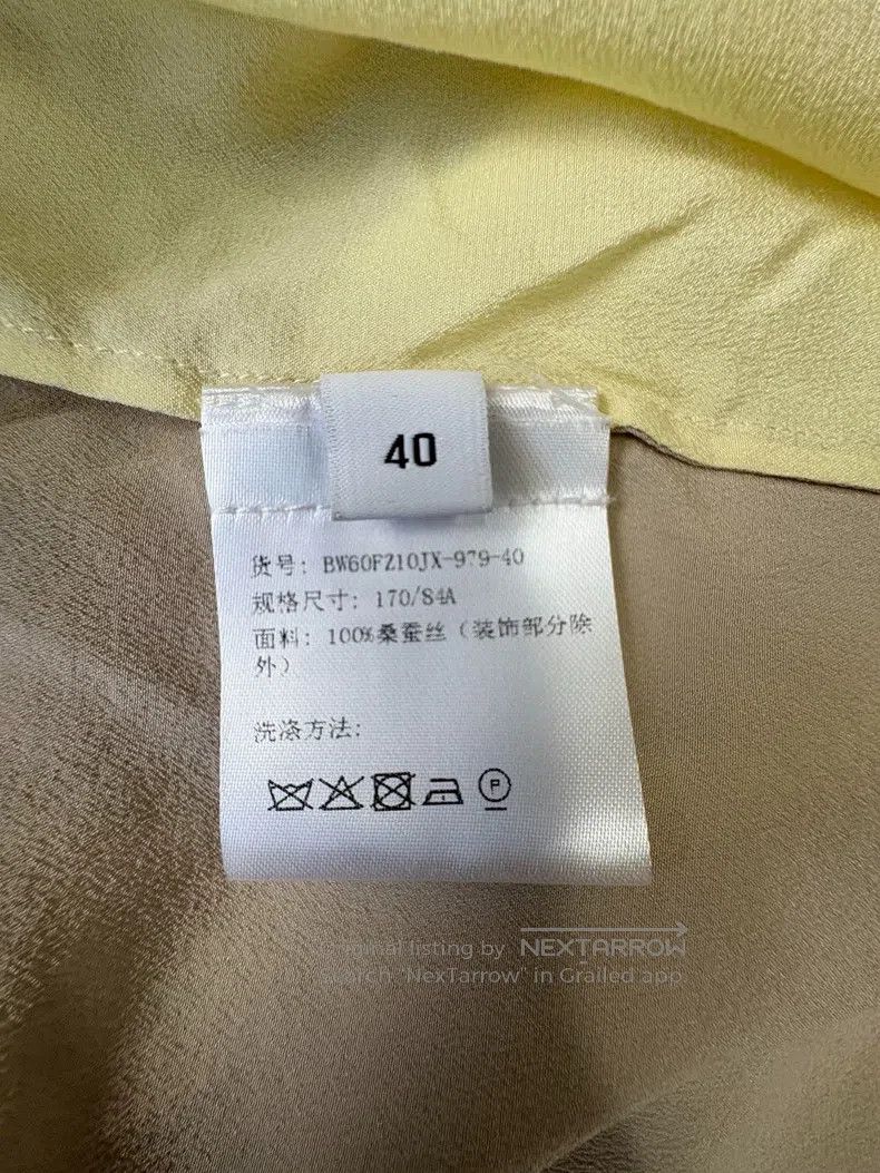 Givenchy Givenchy 100% pure mulberry silk - yellow and blue color b Size US L / EU 52-54 / 3 - 6 Thumbnail