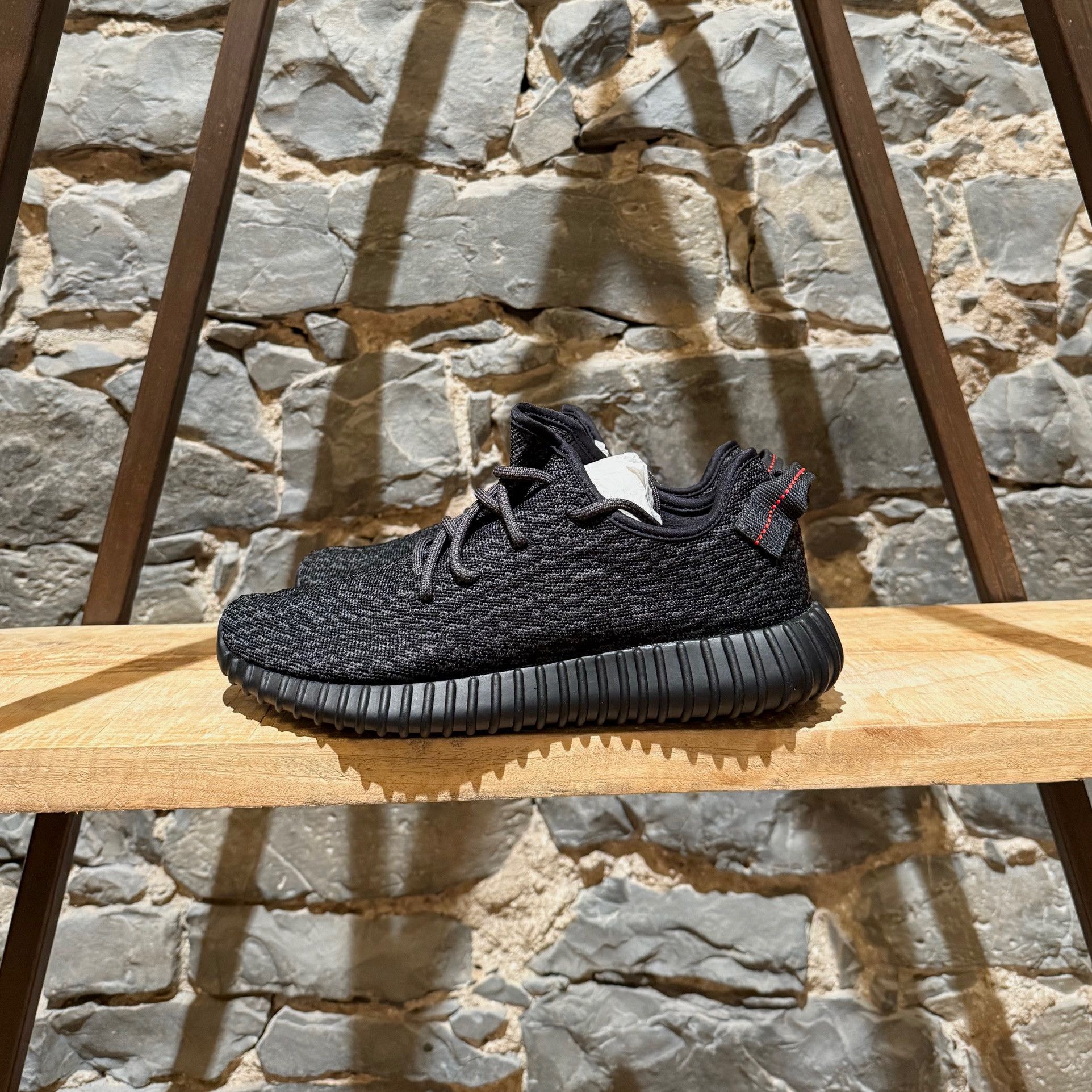 Adidas × Kanye West Adidas YEEZY Boost 350 2015 Pirate Black Low-top Sneakers Size US 9 / EU 42 - 5 Thumbnail