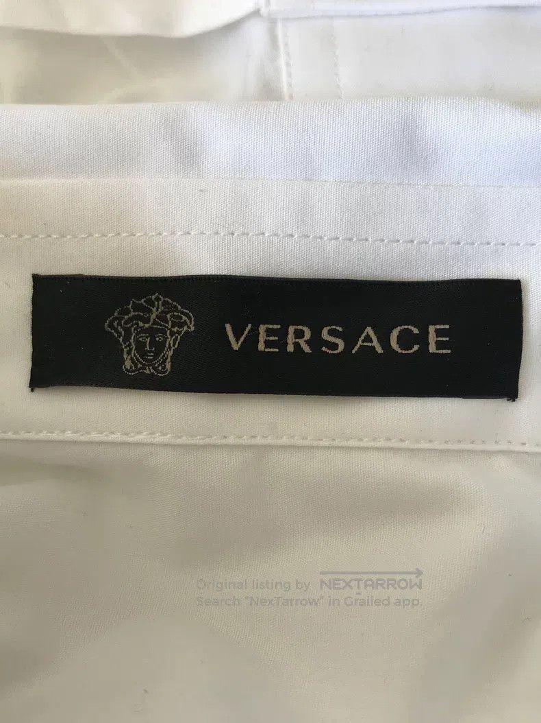 Versace Versace Men's white shirt Size US XXL / EU 58 / 5 - 4 Thumbnail