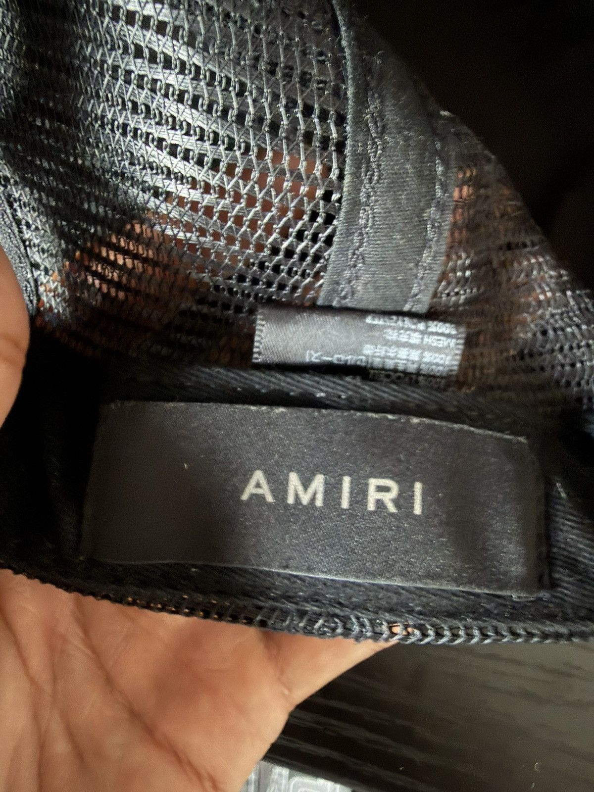 Amiri Amiri Wolf Logo Trucker Size ONE SIZE - 4 Thumbnail