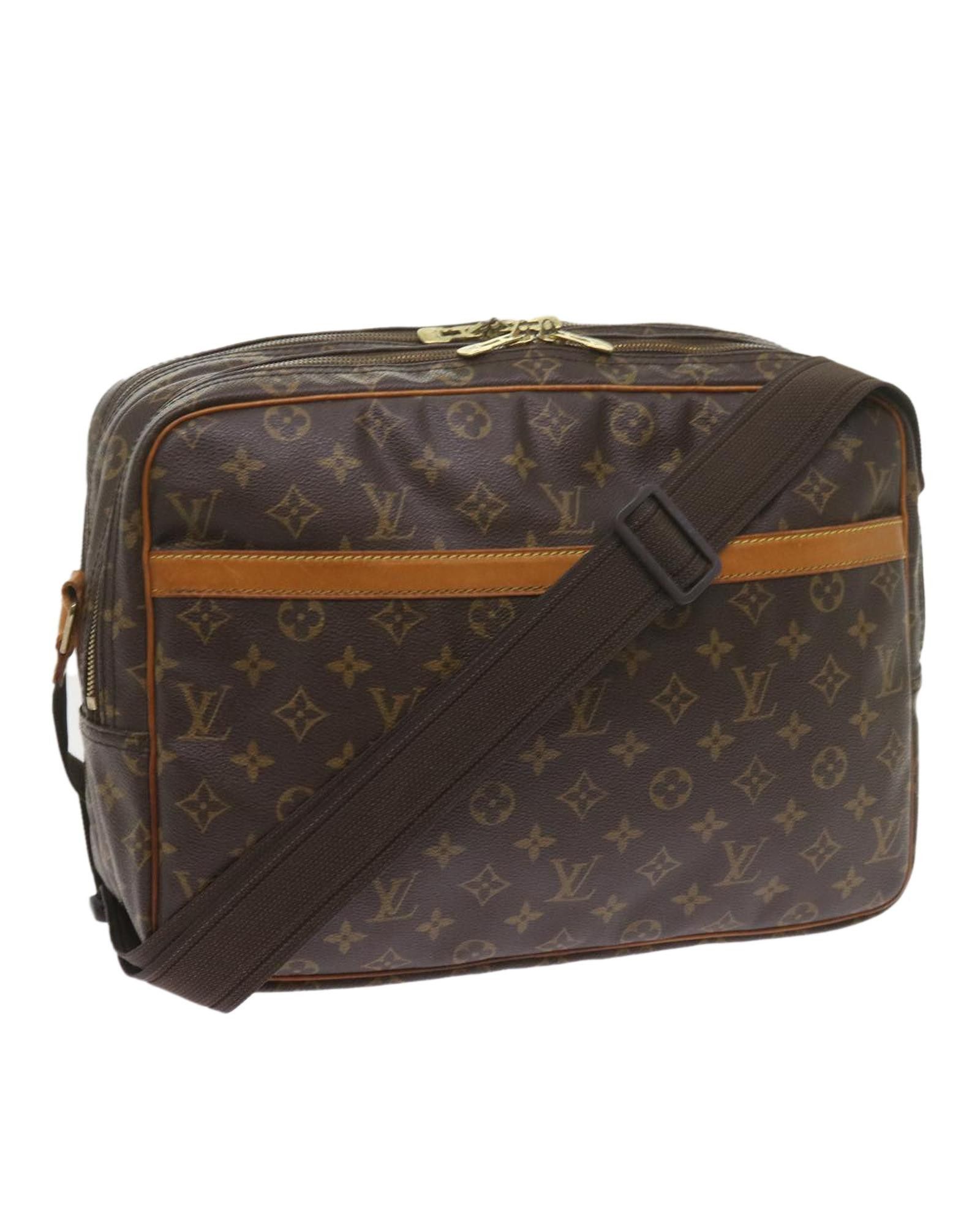image of Louis Vuitton Sophisticated Canvas Reporter Bag in Brown, Women's