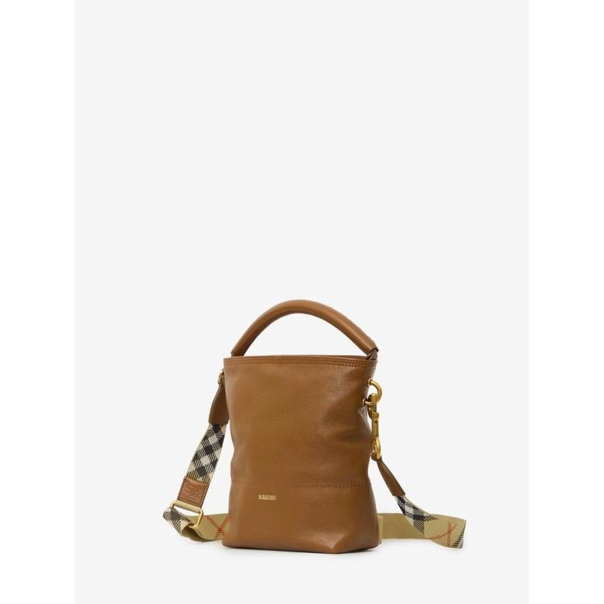Burberry BURBERRY B Clip Beige Leather Bucket Bag New & Authentic Size ONE SIZE - 2 Thumbnail