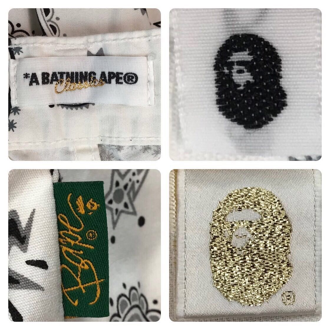 Bape × Nigo BAPE APE FACE Paisley pattern shorts a bathing ape ★size S Size US 30 / EU 46 - 8 Thumbnail