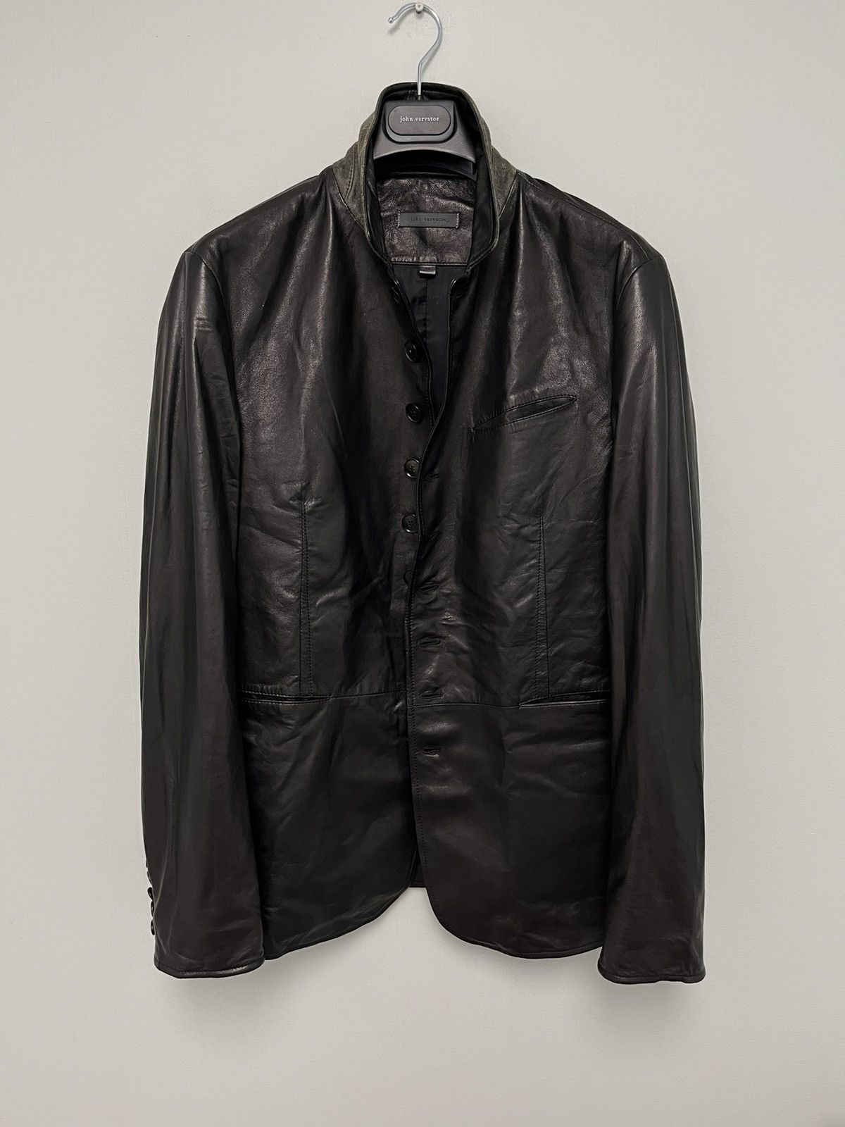 John Varvatos Woodward leather jacket. 50 Size US M / EU 48-50 / 2 - 9 Thumbnail