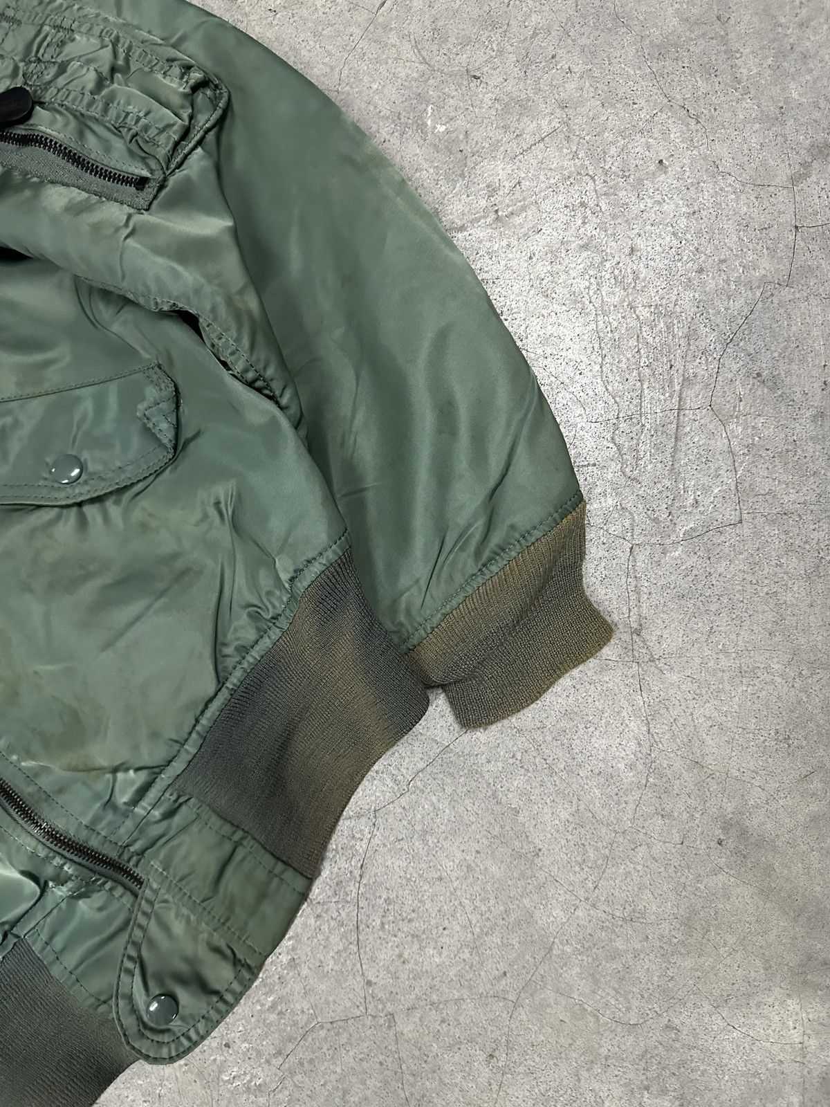 Alpha Industries × Vintage Vintage L-2B Alpha Industries Us Air Force Flight Jacket Size US M / EU 48-50 / 2 - 6 Thumbnail