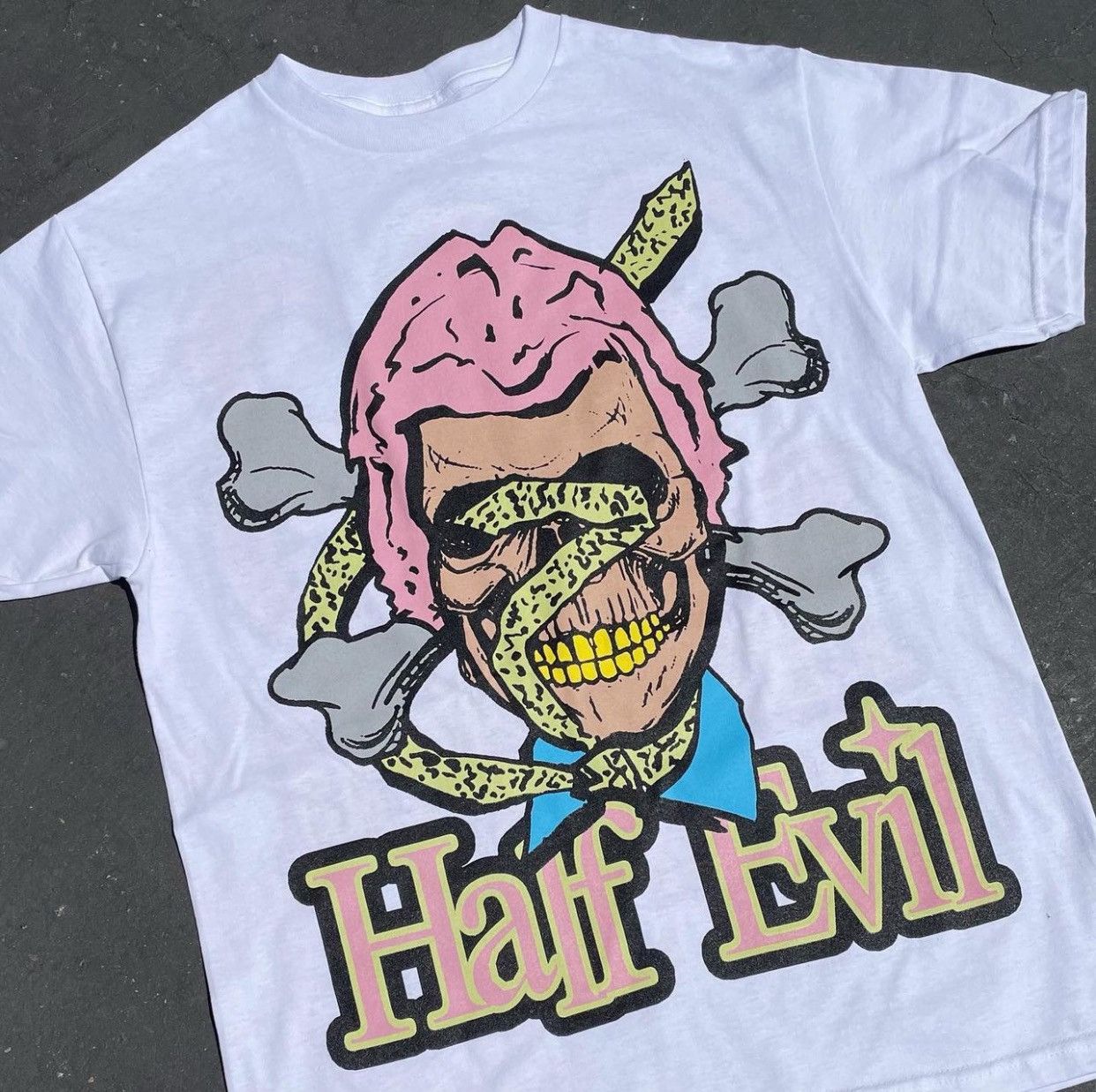 Designer × Half Evil Half Evil Skeleton T shirt Size US L / EU 52-54 / 3 - 1 Thumbnail