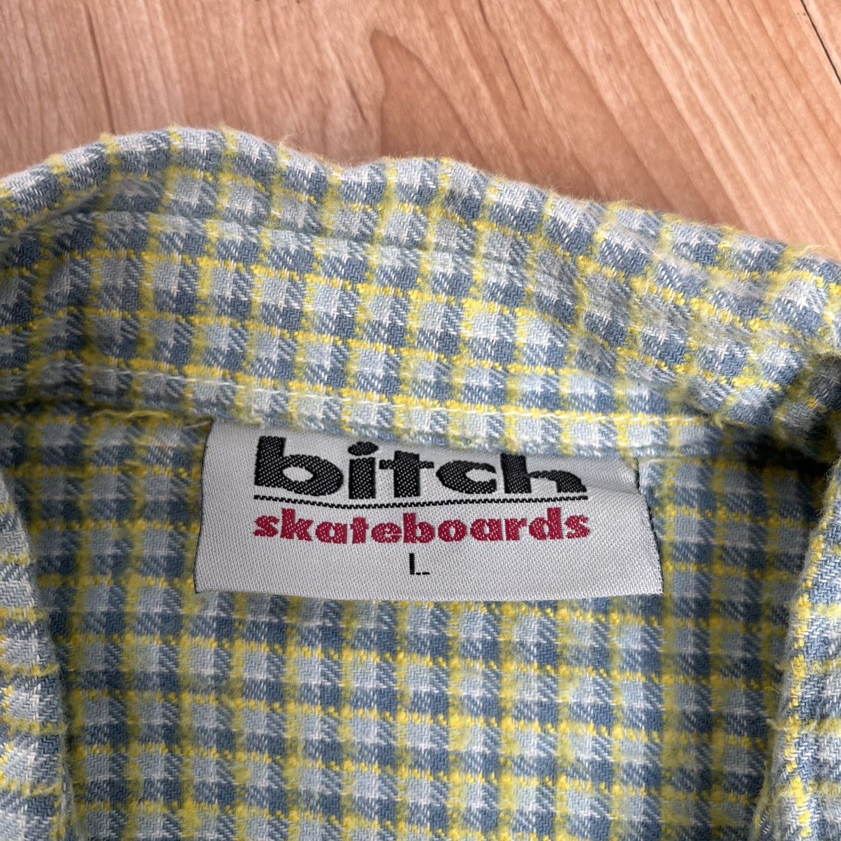 Girl Skateboards × Vintage ICONIC LOGO BITCH SKATEBOARDS Double Pocket Shirt Size US L / EU 52-54 / 3 - 6 Thumbnail