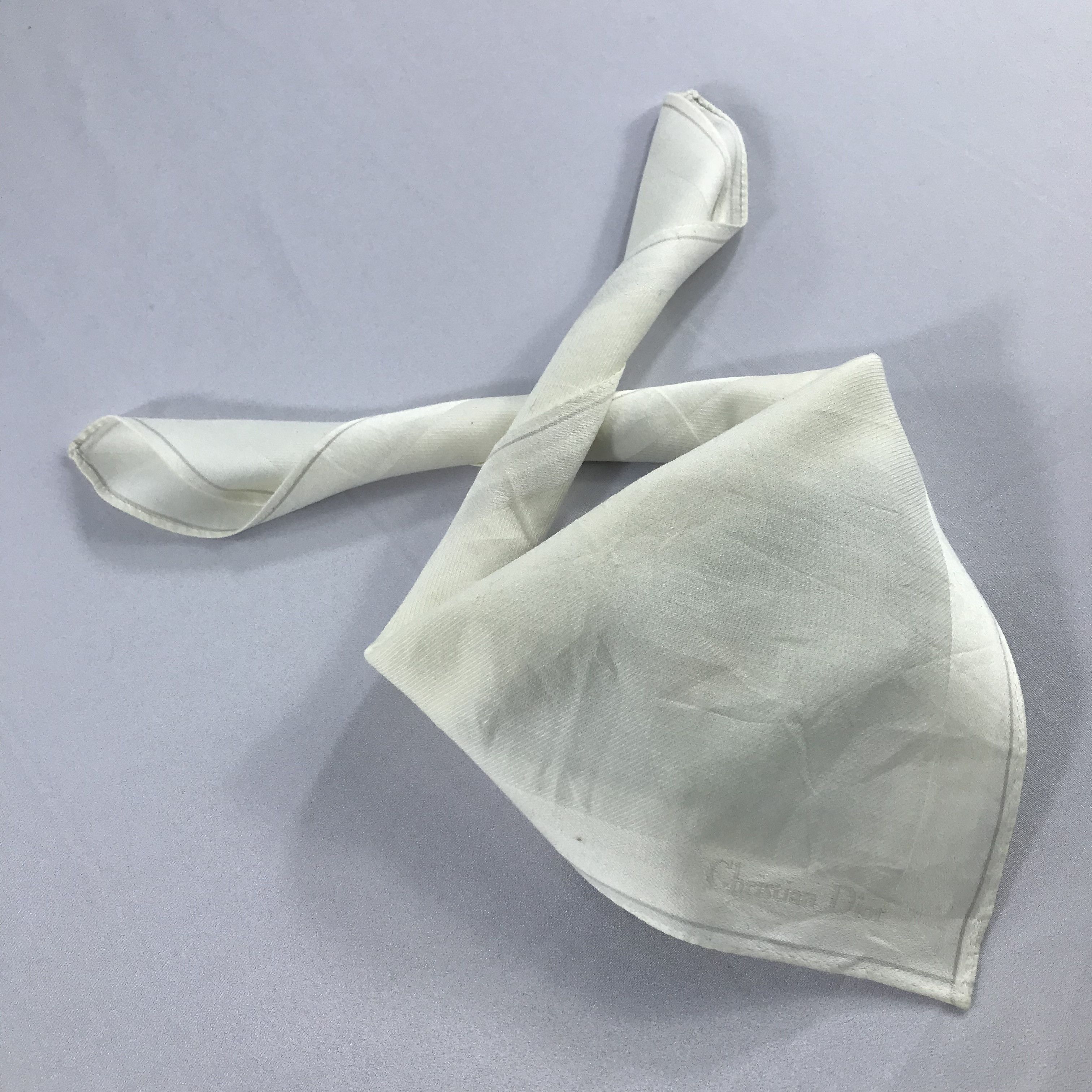 Vintage Christian Dior Bandana / Handkerchief / Neckerchief - S2246 Size ONE SIZE - 4 Thumbnail