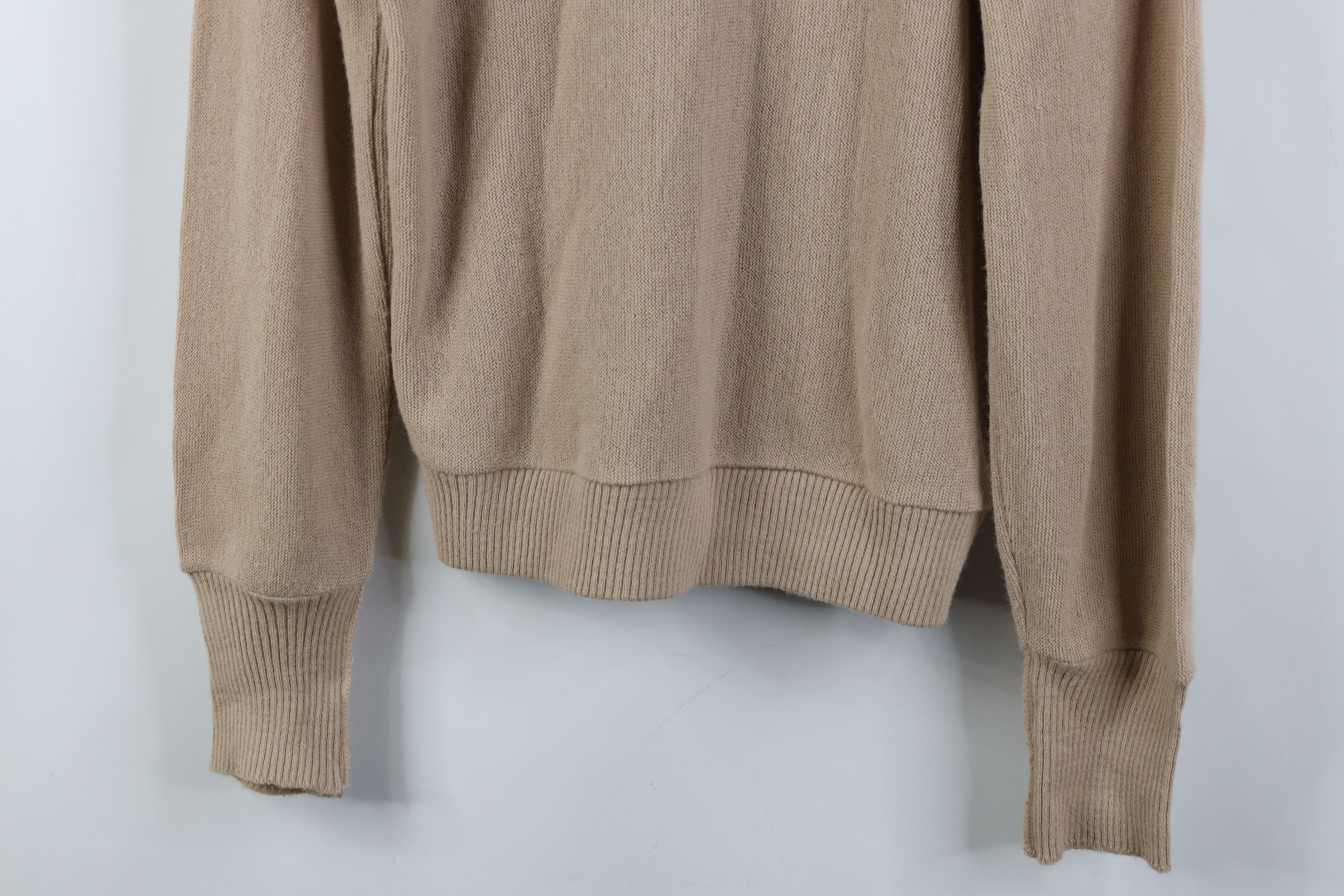 Vintage Vintage 70s Streetwear Knit Cardigan Sweater Beige USA Size US M / EU 48-50 / 2 - 13 Thumbnail