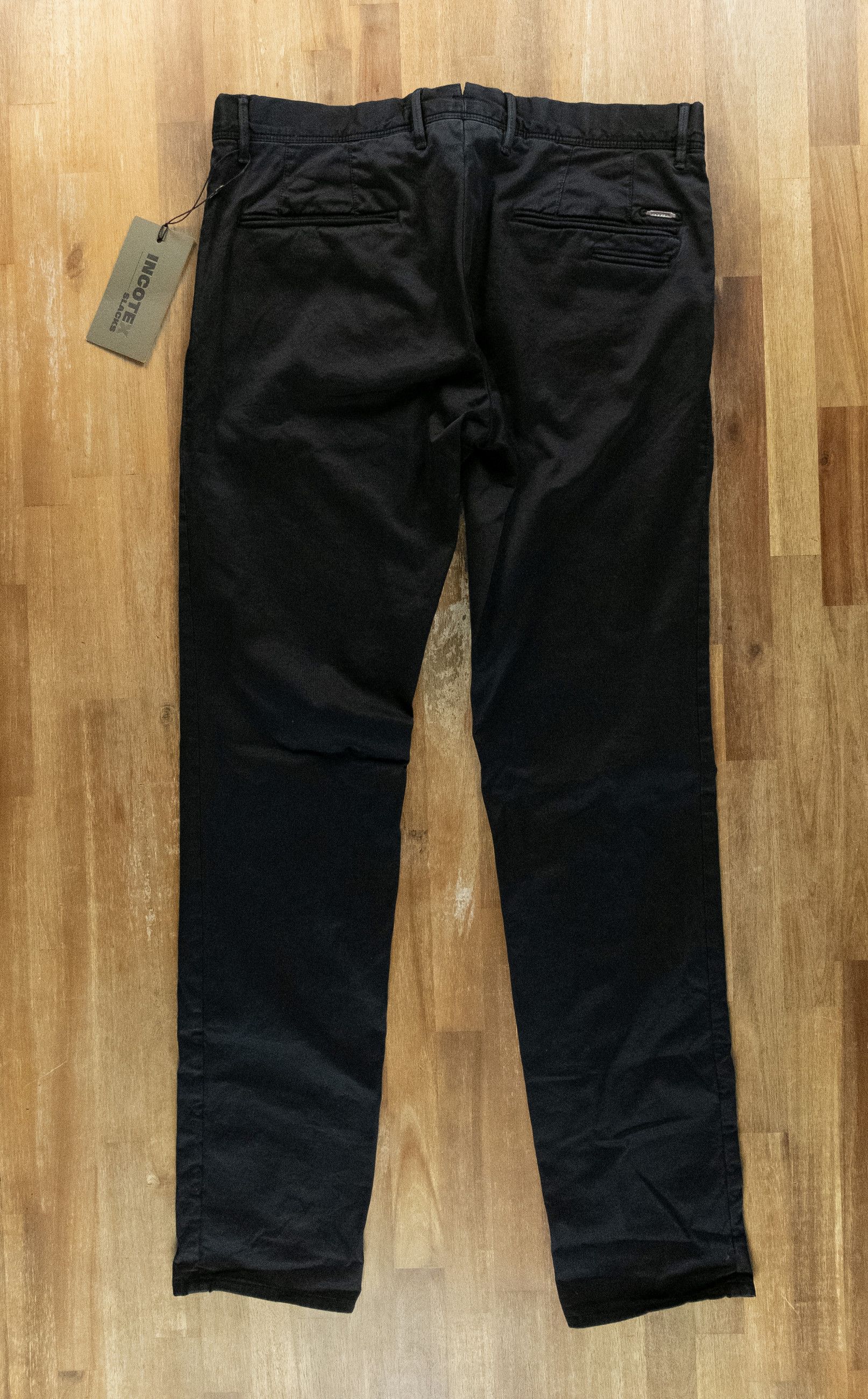 Incotex INCOTEX Slacks dark navy blue cotton chino pants 34 Size US 34 / EU 50 - 8 Thumbnail
