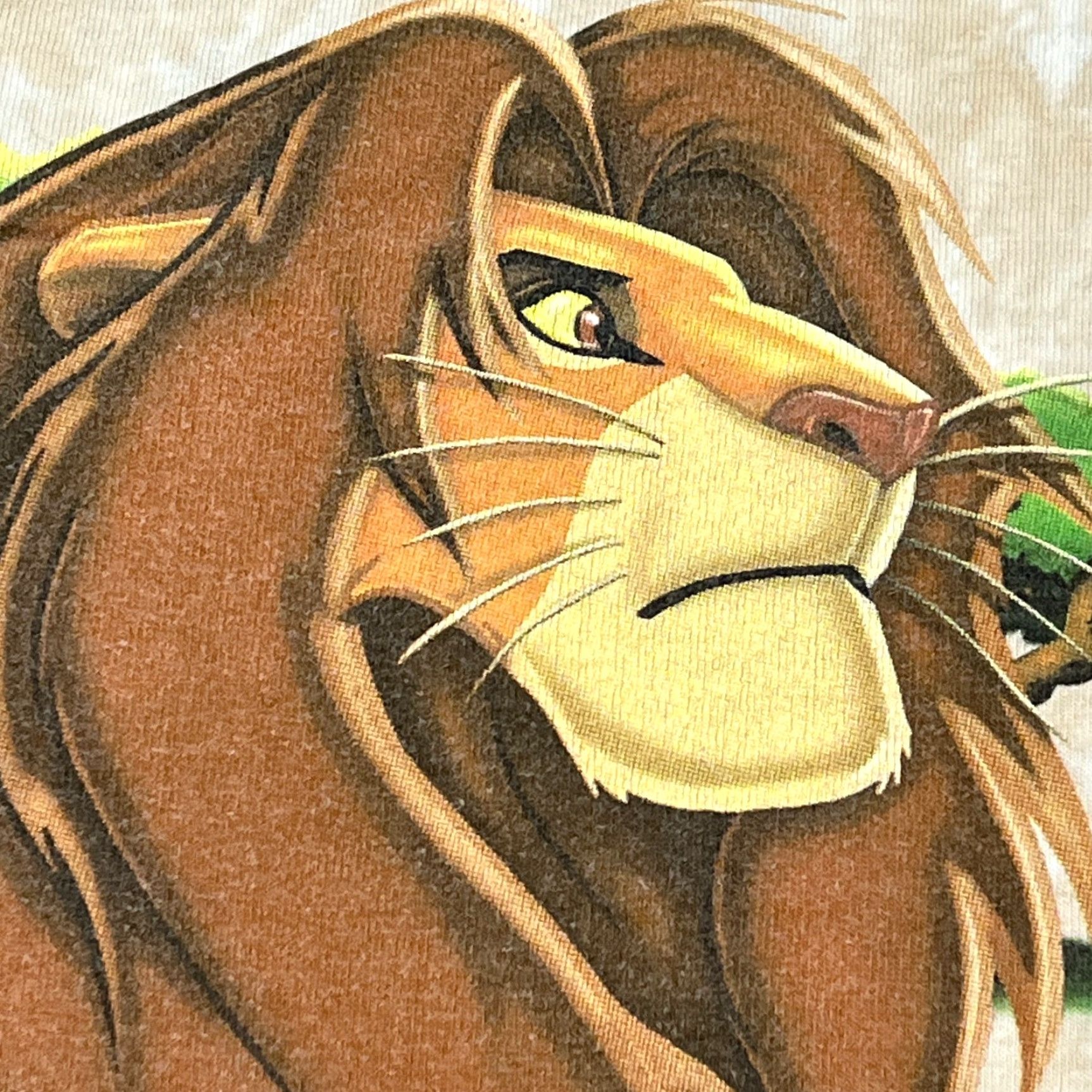 Liquid Blue VINTAGE Liquid Blue Disney Simba T-Shirt Men's XL USA Made Graphic Print Lion King 90s Disney Theme Boys Mens Size US XL / EU 56 / 4 - 7 Thumbnail