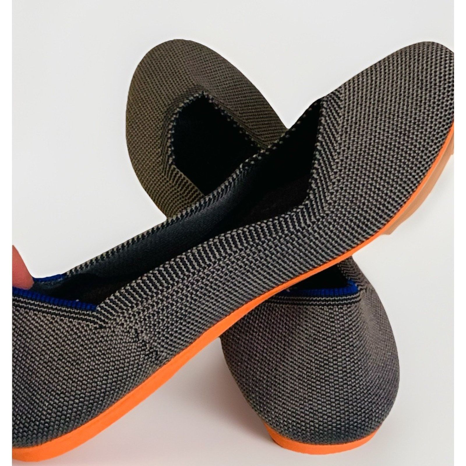 Rothy's Rothy's The Flat Women's Sz 6.5 Gray Birdseye Ballet Slip On Size US 6.5 / IT 36.5 - 5 Thumbnail