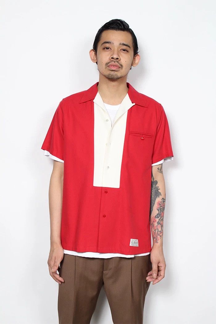 トップス WACKO MARIA TWO-TONE 50'S SHIRT & SHORTS WACKO MARIA TWO-TONE 50'S SHIRT & SHORTS