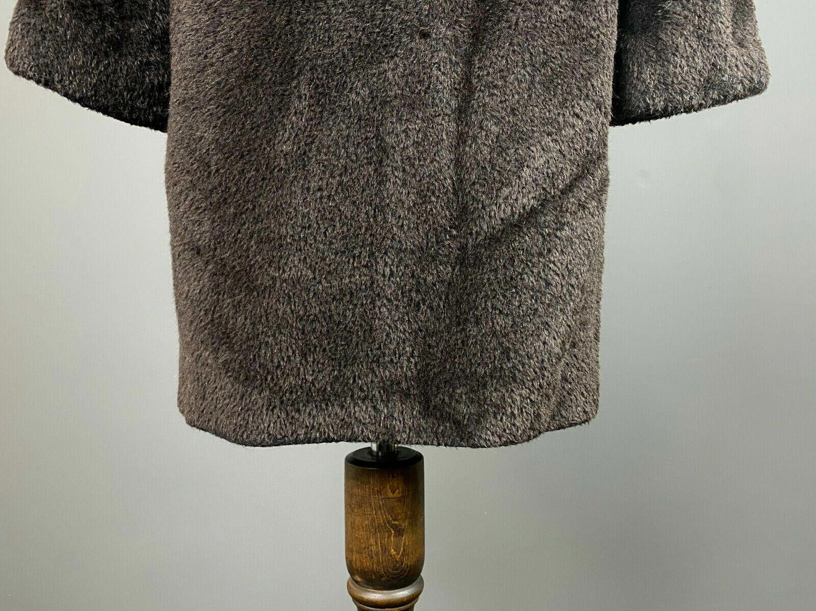 Designer Max Mara Brown Alpaca Wool Over Coat Size US 8 GB 10 Size M / US 6-8 / IT 42-44 - 8 Thumbnail