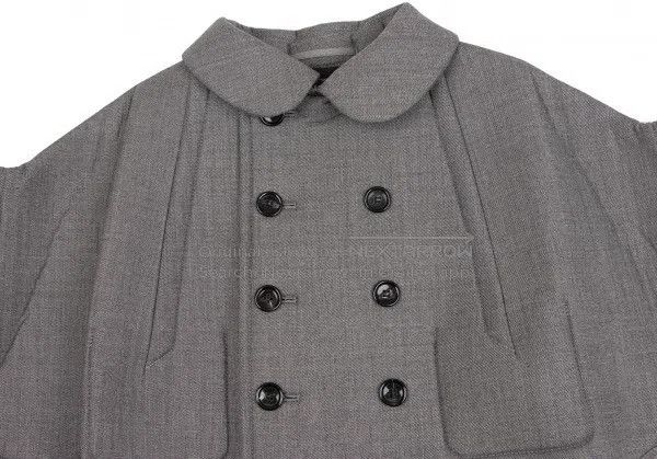 Comme des Garcons Comme des Garcons Grey vintage round neck double-breasted Size M / US 6-8 / IT 42-44 - 7 Thumbnail