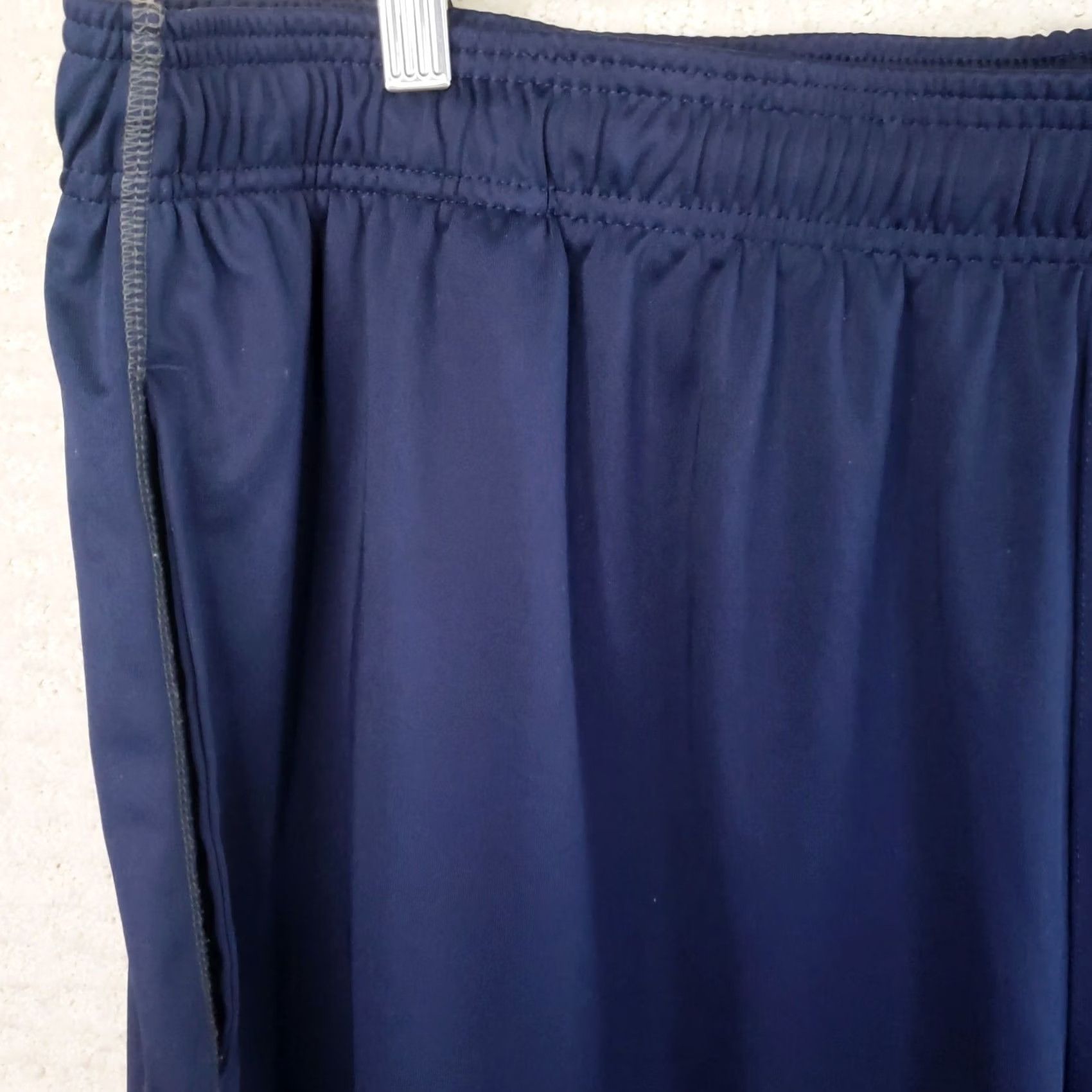 Vintage SB Tech Big & Tall Cool Play Athletic Shorts Men 3XL Navy Blue Elastic Waist New Size US 39 - 4 Thumbnail