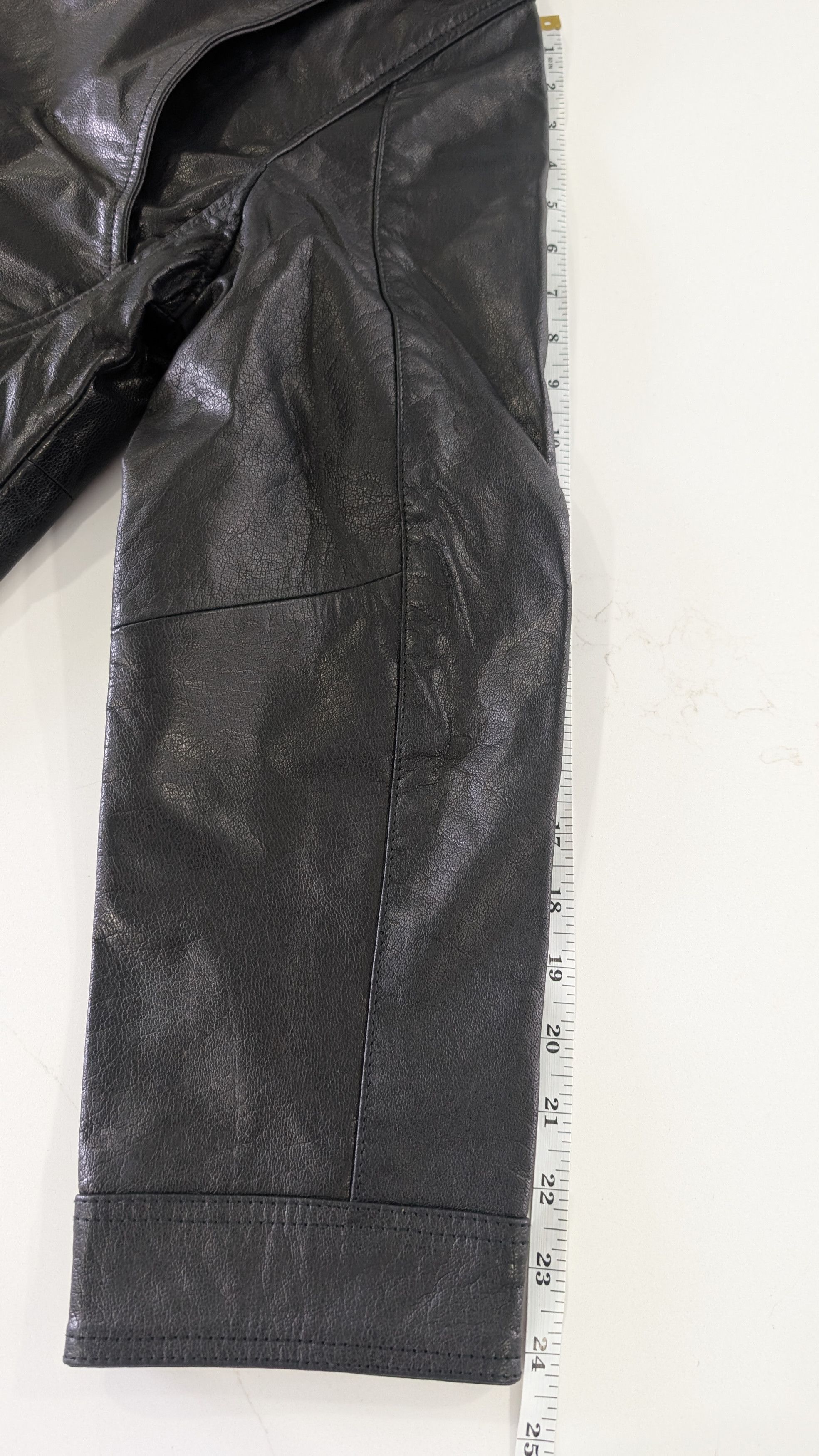 Other FOUND Leather Fireman Jacket Utility Coat Large Size US L / EU 52-54 / 3 - 10 Thumbnail