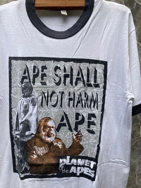 image of Movie x Vintage 1996 Planet Of The Apes Vintage T-Shirt in White, Men's (Size Large)