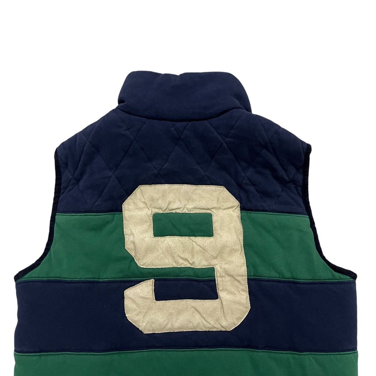 Tommy Hilfiger × Vintage TOMMY HILFIGER STRIPED NUMBERING 9 DOWN VEST Size US M / EU 48-50 / 2 - 4 Thumbnail