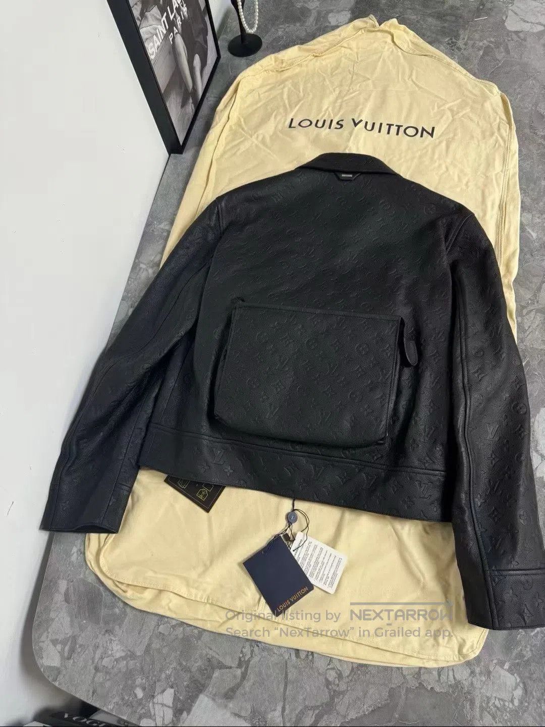 Louis Vuitton Louis Vuitton Black Monogram All-Over Print Multi-Pocket L Size US M / EU 48-50 / 2 - 2 Thumbnail
