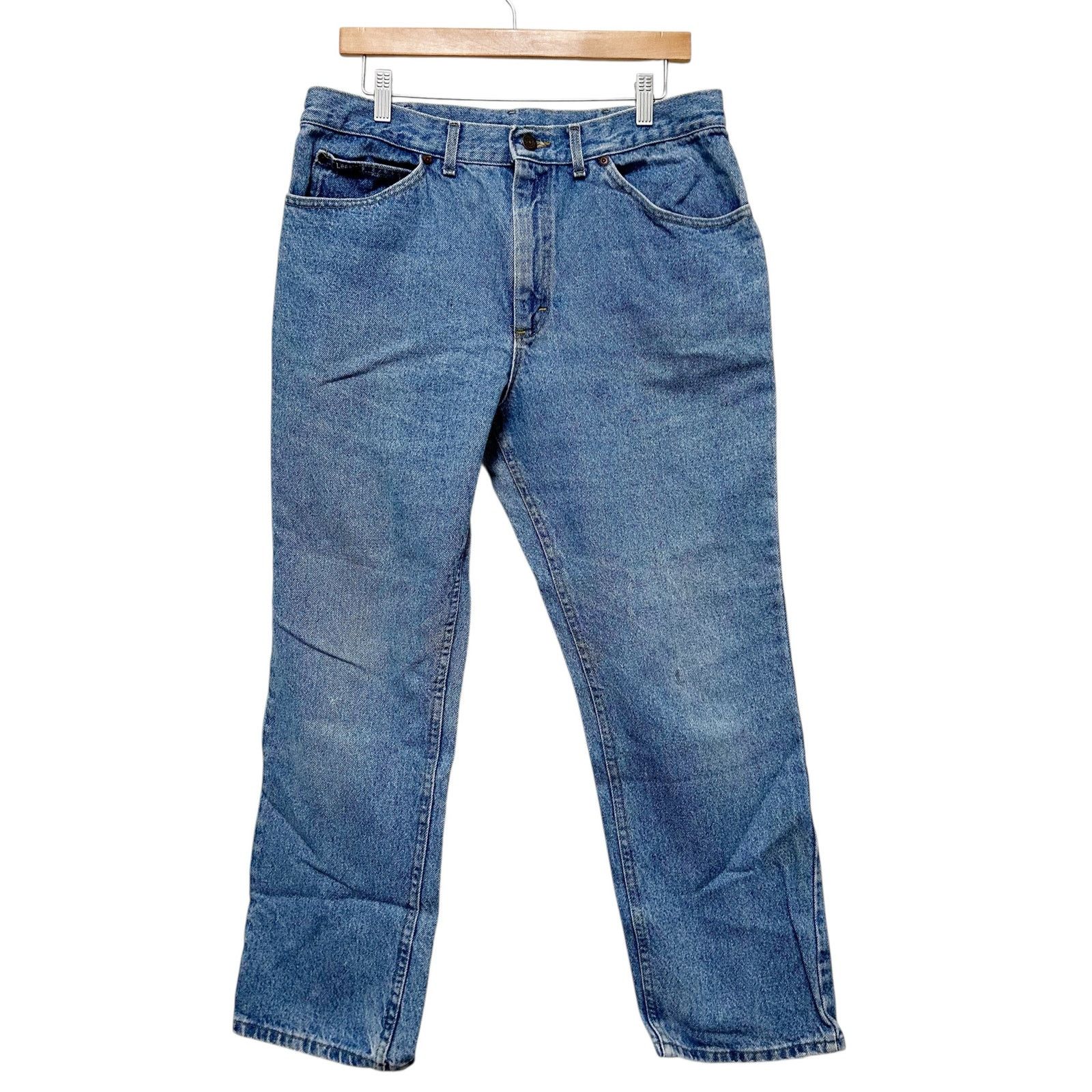 Lee Vintage Lee Straight Leg Jeans Sz 36x30 Size US 36 / EU 52 - 1 Thumbnail