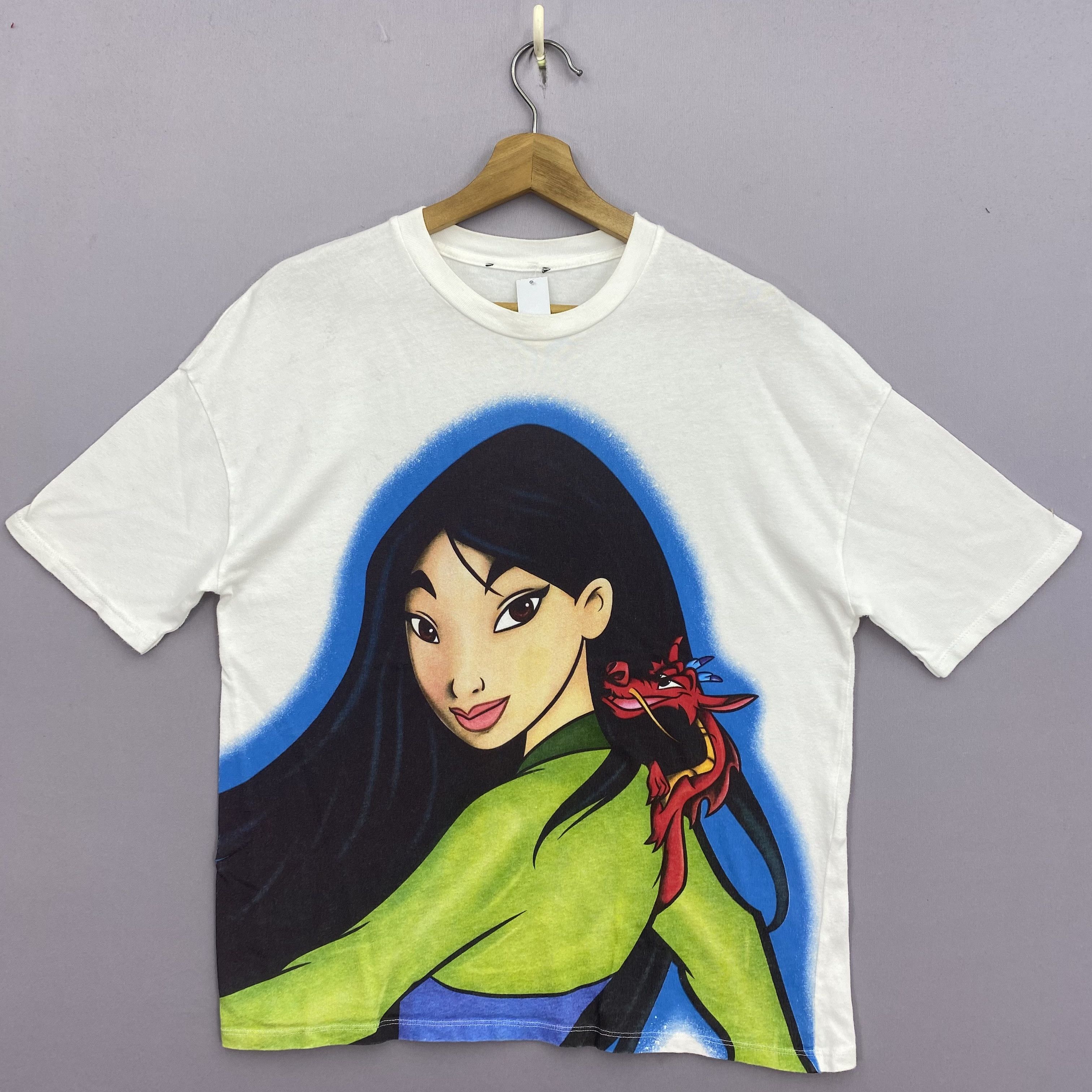 Vintage Y2K Mulan T-Shirt Cartoon Disney Tee | GF10245