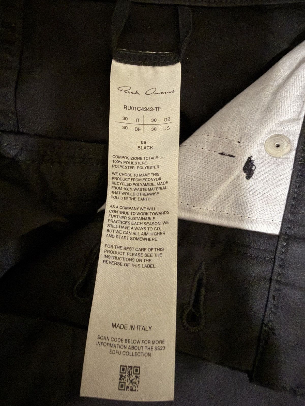 Rick Owens Rick Owens Bolan Banana Relaxed Jean Size US 30 / EU 46 - 3 Thumbnail