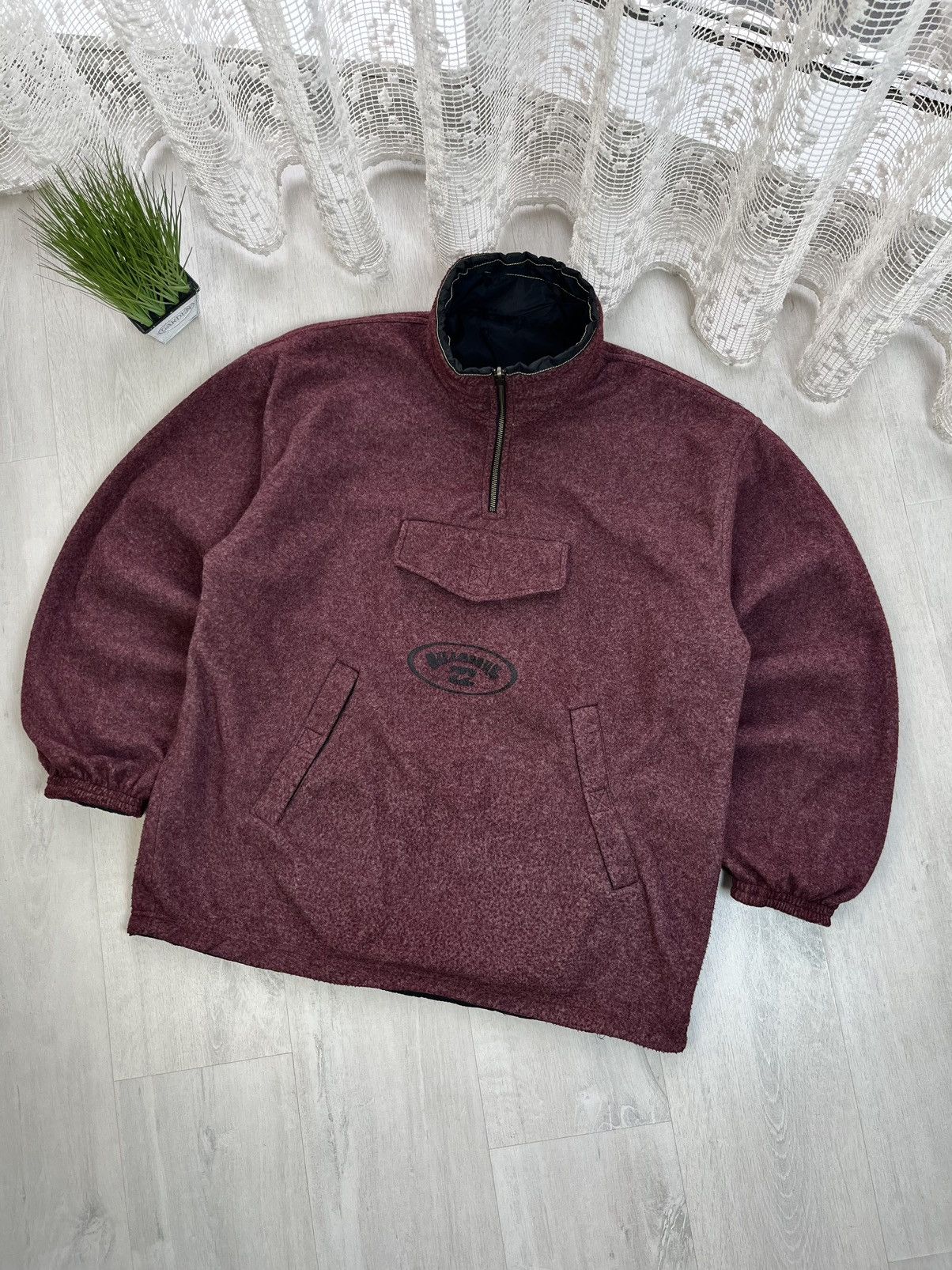 Billabong × Vintage Billabong Reversible Nylon Anorak Jacket Center Logo Vintage Size US L / EU 52-54 / 3 - 9 Thumbnail