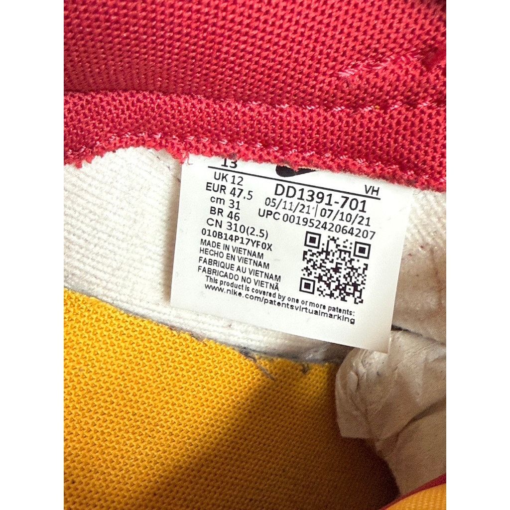 Nike Nike Dunk Low Midas Gold Rough Red White Yellow Team USC SB Size US 13 / EU 46 - 7 Thumbnail