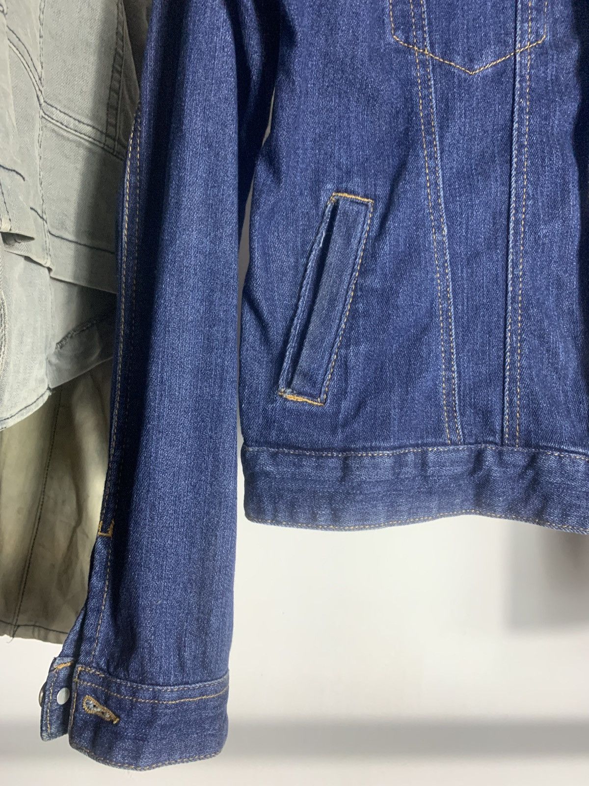 Vintage Indigobank Jeans Jacket Size US S / EU 44-46 / 1 - 6 Thumbnail