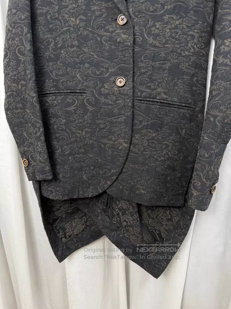 Uma Wang UMA WANG jacquard blazer with intricate pattern design| Size S / US 4 / IT 40 - 2 Thumbnail
