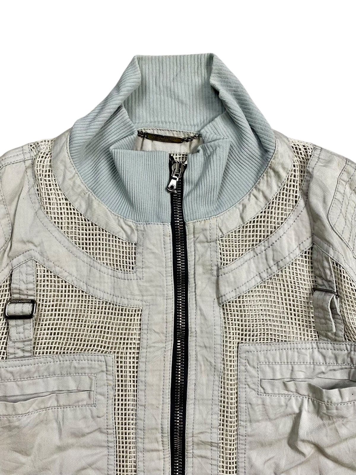 Dolce & Gabbana FW 2007 Dolce & Gabbana Archive Mesh Bondage Bomber Jacket Size US M / EU 48-50 / 2 - 5 Thumbnail