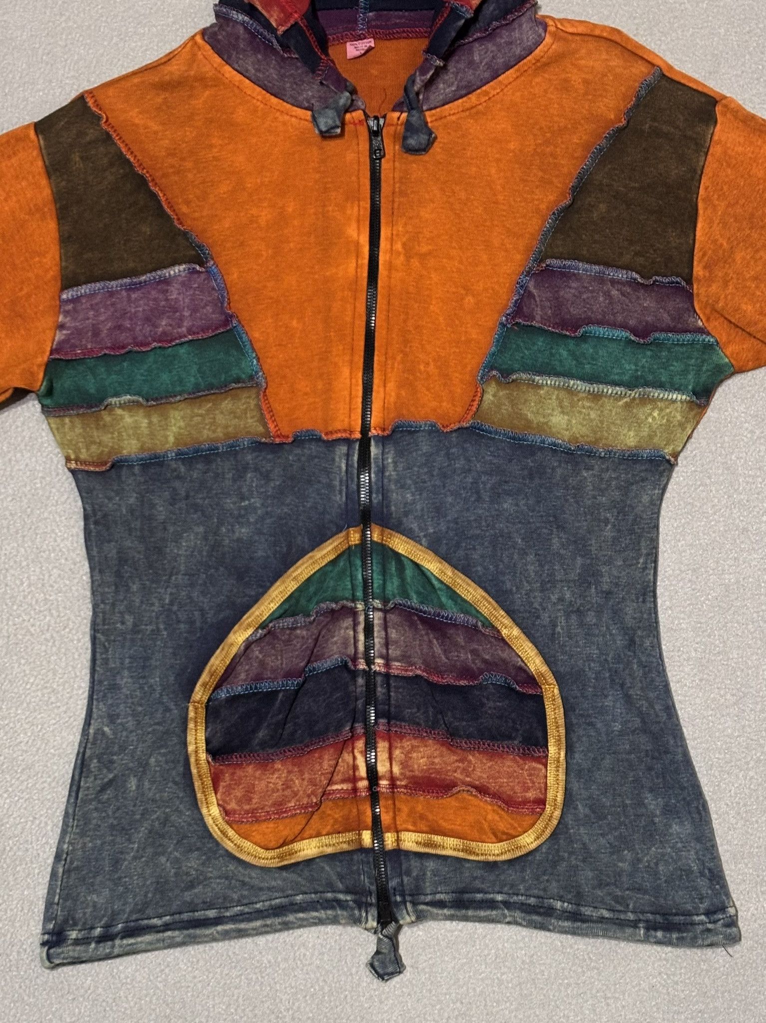 Vintage Boho Hippie Nepal Zip Hoodie Size L Size L / US 10 / IT 46 - 7 Thumbnail
