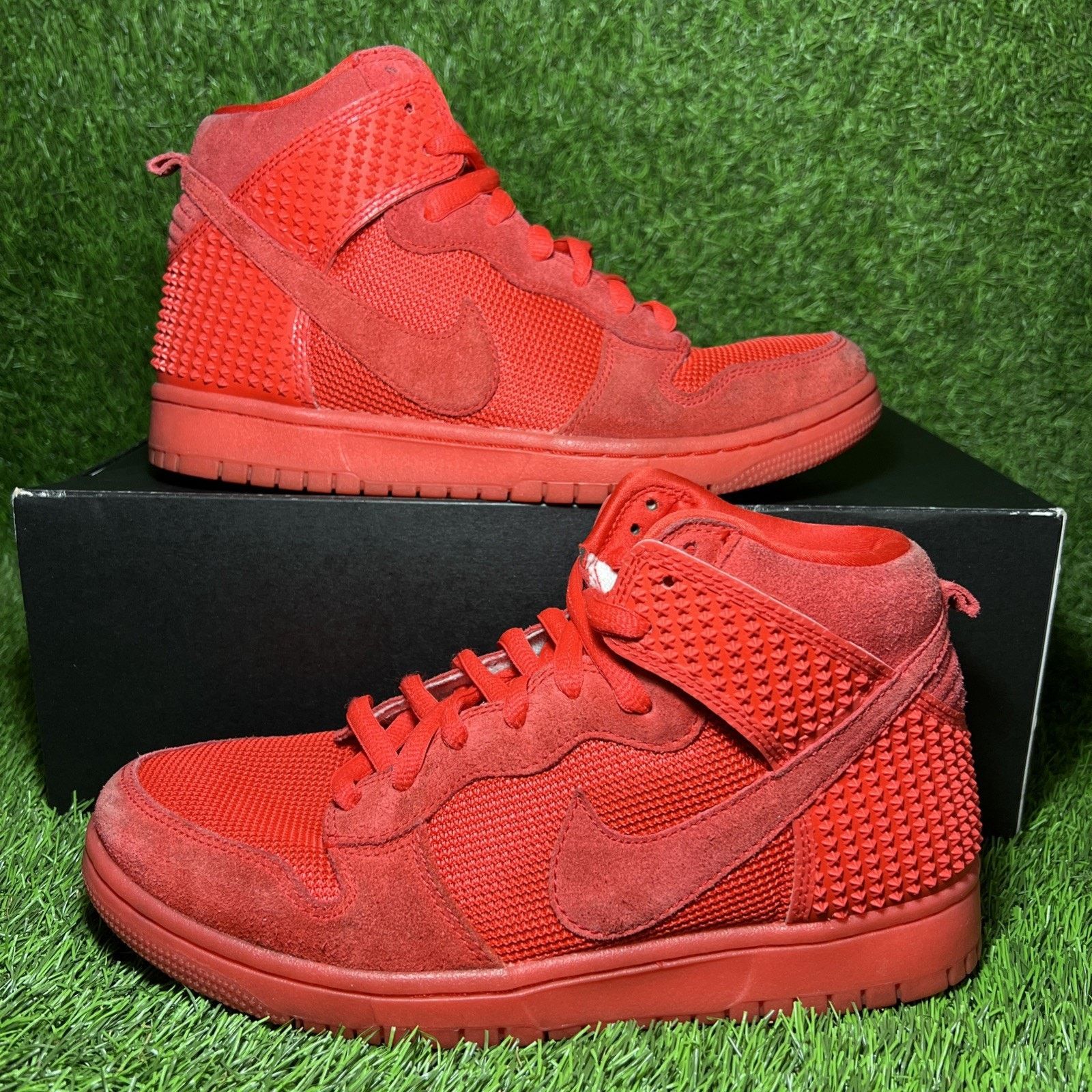 Nike Size 8 - Nike Dunk CMFT Premium High Red October Size US 8 / EU 41 - 1 Thumbnail