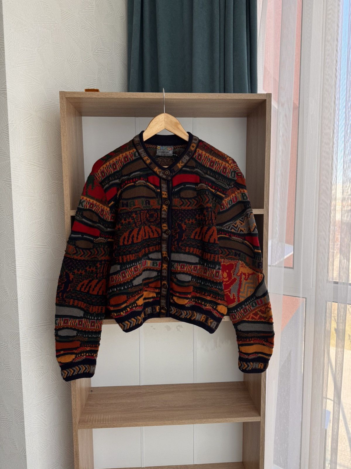 Coogi × Vintage VTG Coogi Pure New Wool Luxury 90’s Walkabout Koala Cardigan Size US S / EU 44-46 / 1 - 1 Thumbnail