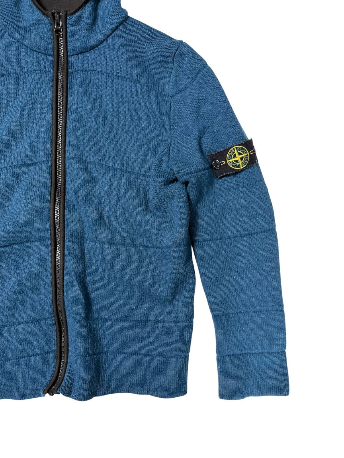 Stone Island Stone Island Junior Wool Zip Hoodie Size US XXS / EU 40 - 4 Thumbnail