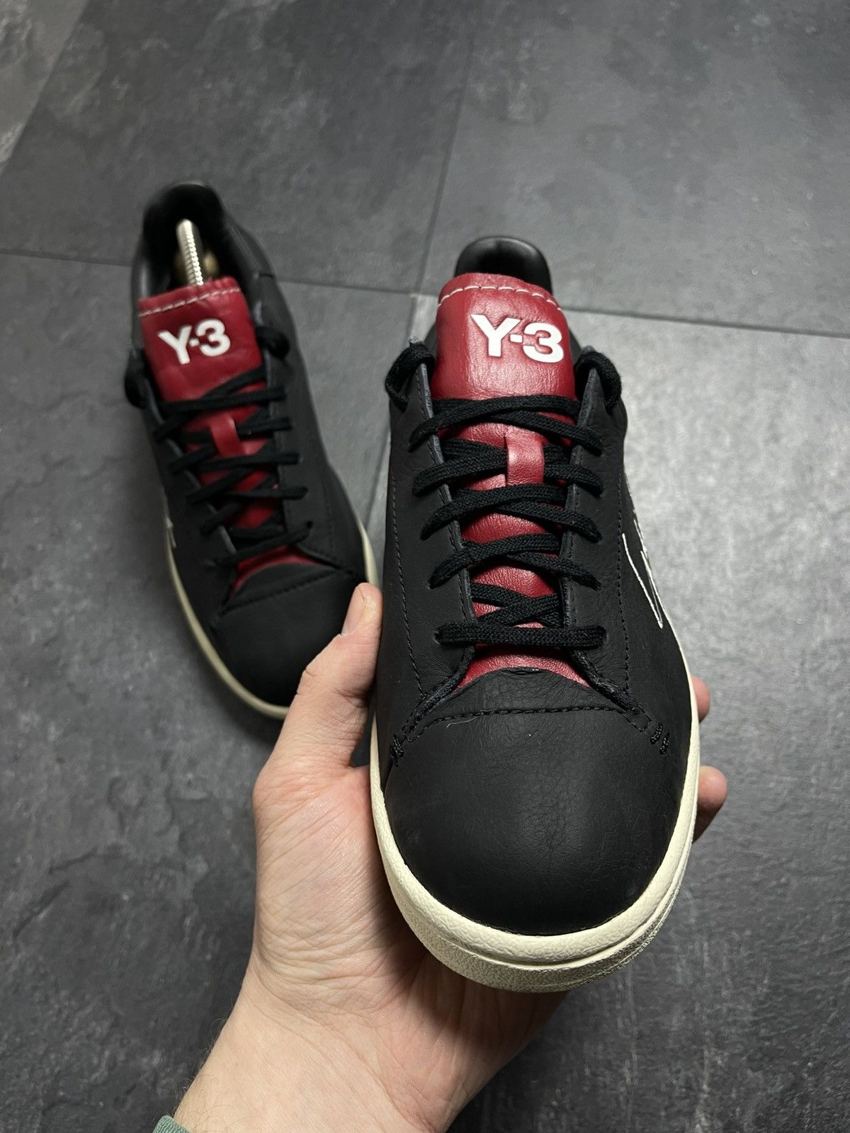 Adidas × Vintage × Yohji Yamamoto Adidas Y-3 Yohji Court Black sneakers Size US 5 / EU 37 - 7 Thumbnail