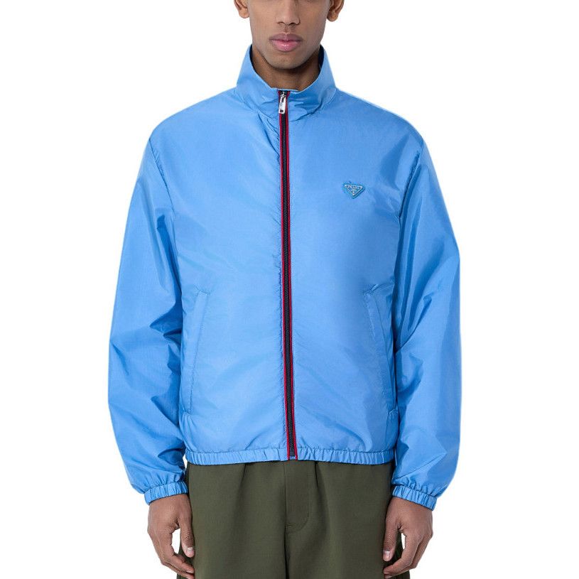 Prada PRADA Light Blue Re-Nylon Jacket New & Authentic (Men's size Size US L / EU 52-54 / 3 - 1 Thumbnail