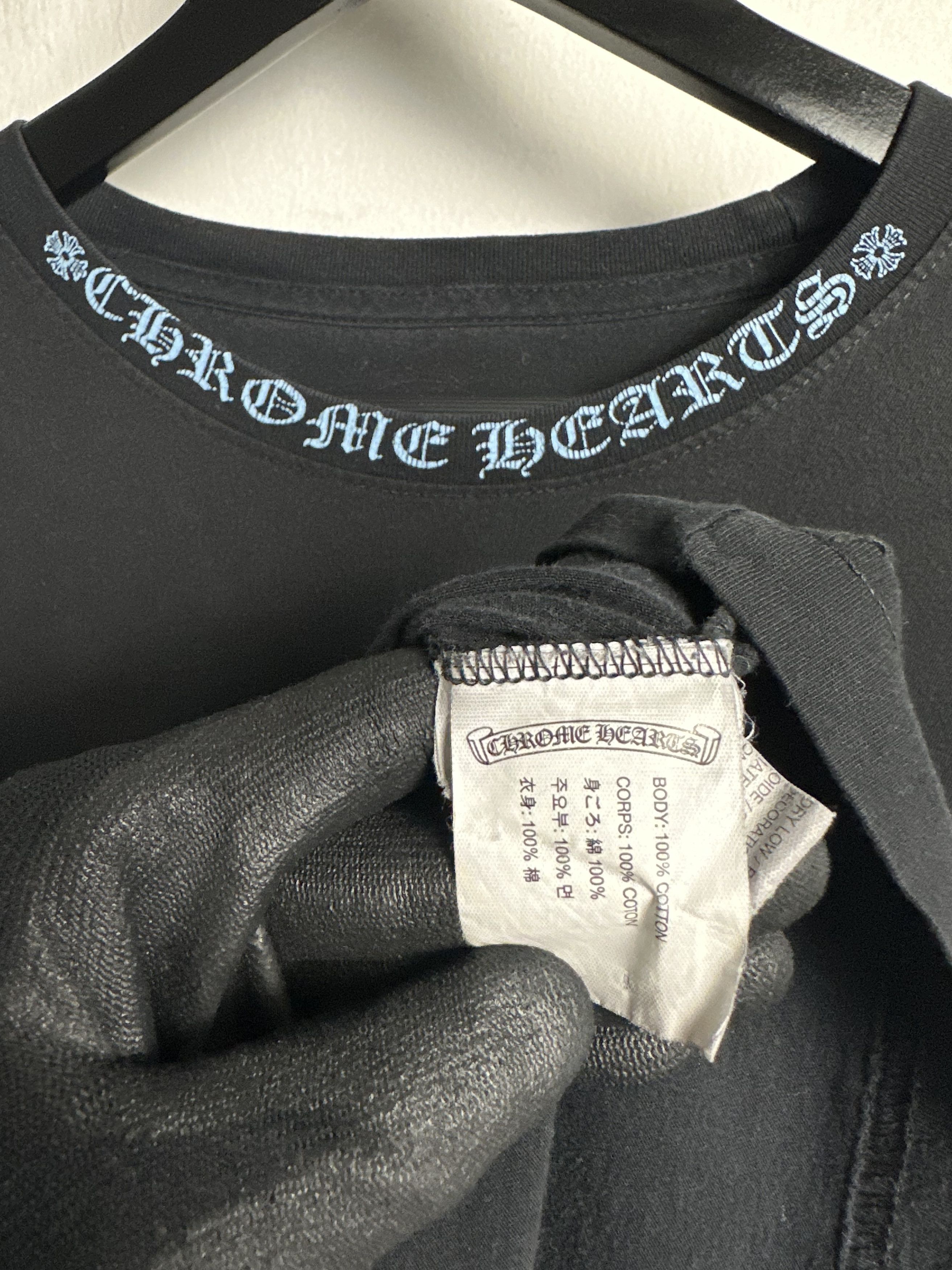 Chrome Hearts Chrome Hearts Blue Script Long Sleeve Size US M / EU 48-50 / 2 - 6 Thumbnail