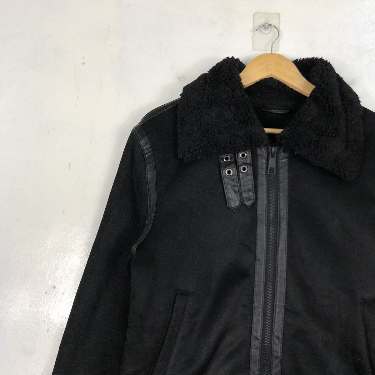 Other × Zara Sherpa Sherling Sheepskin Style Jackets Size US S / EU 44-46 / 1 - 6 Thumbnail
