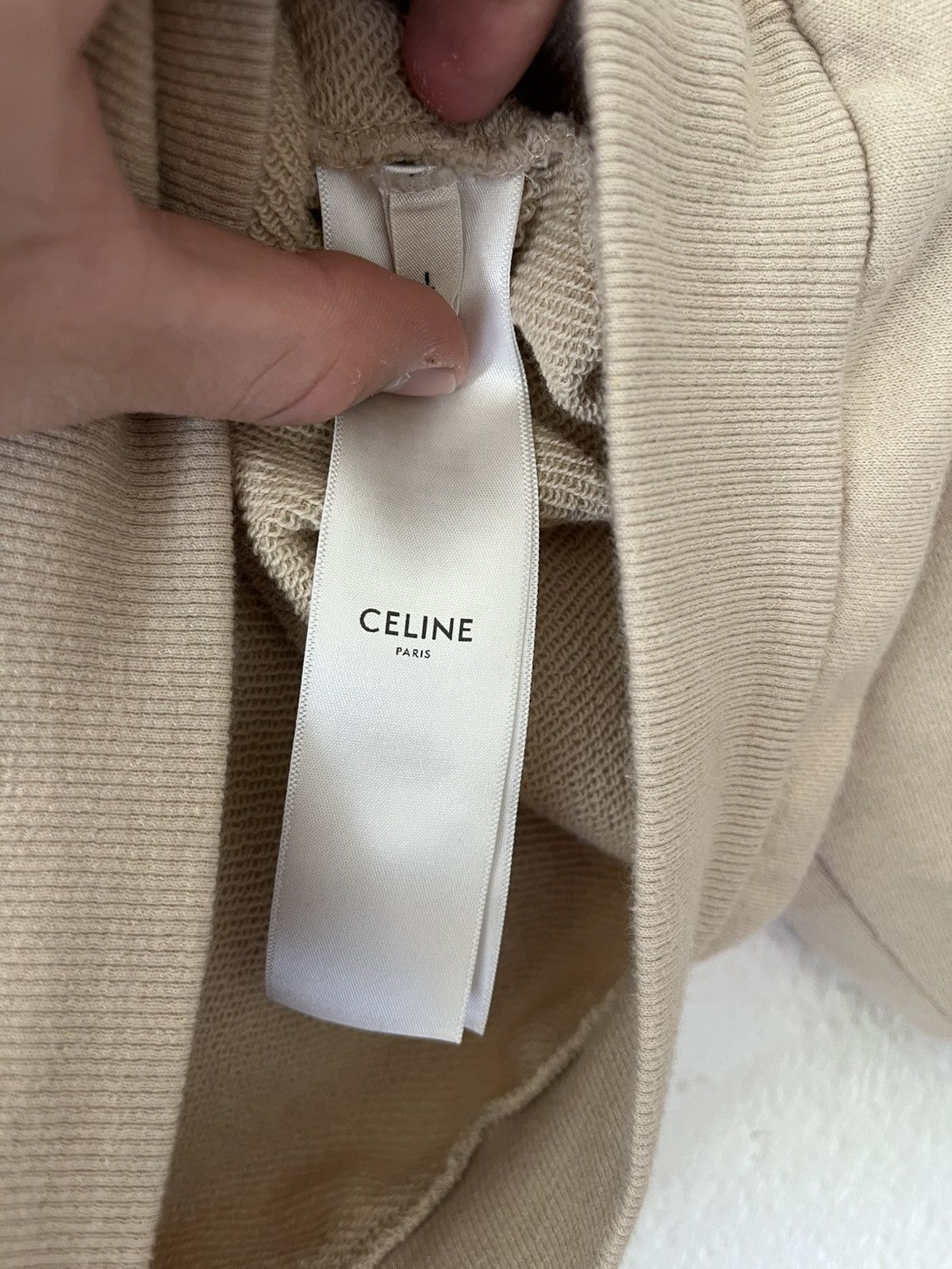 Celine Celine Paris Logo hoodie Size US L / EU 52-54 / 3 - 7 Thumbnail