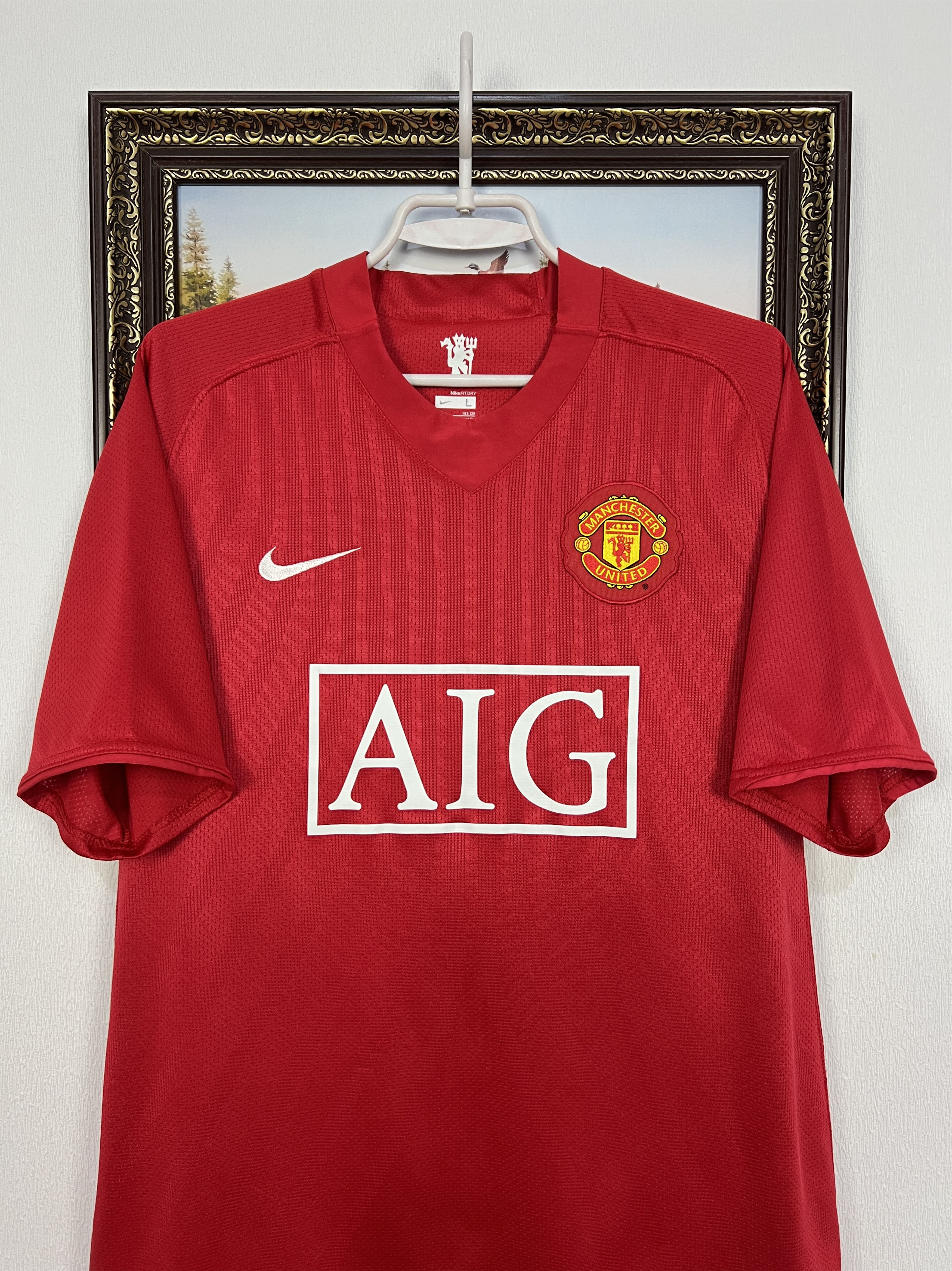 Nike Manchester United Home football shirt 2007 Soccer Nike Size US L / EU 52-54 / 3 - 2 Thumbnail
