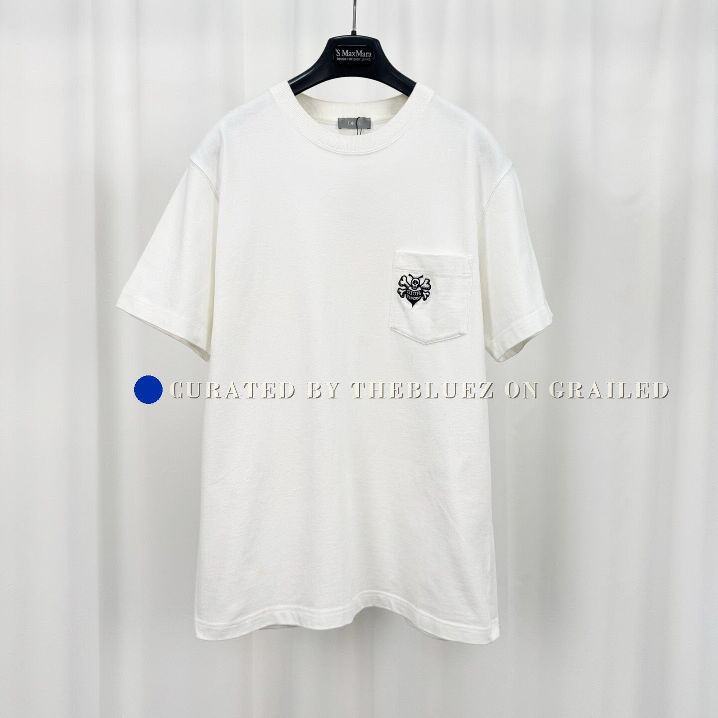Dior Dior Stussy Collaboration Embroidered Skull Tee Size US M / EU 48-50 / 2 - 1 Thumbnail