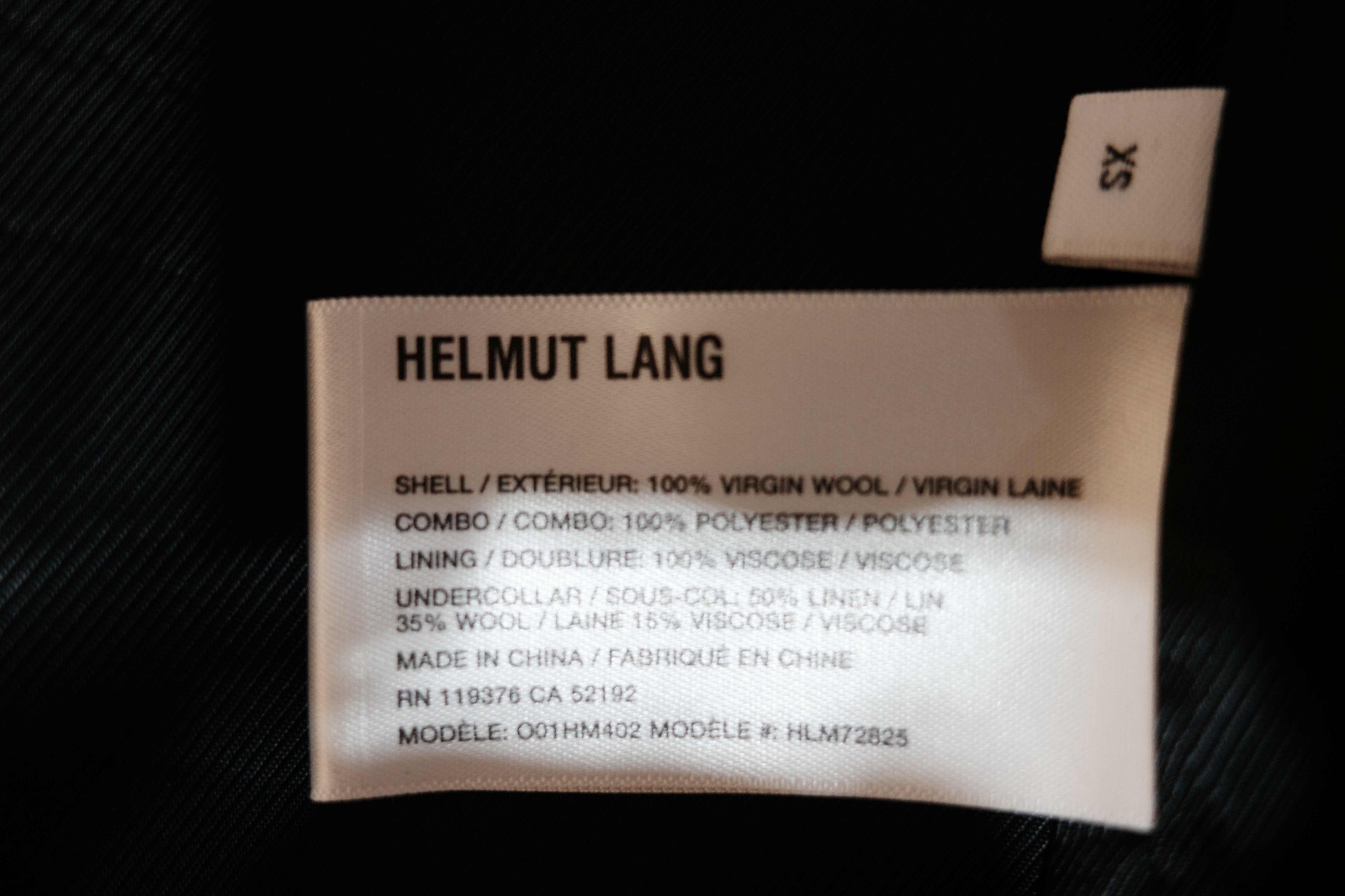 Helmut Lang Helmut Lang virgin wool tuxedo car coat Size US XS / EU 42 / 0 - 7 Thumbnail