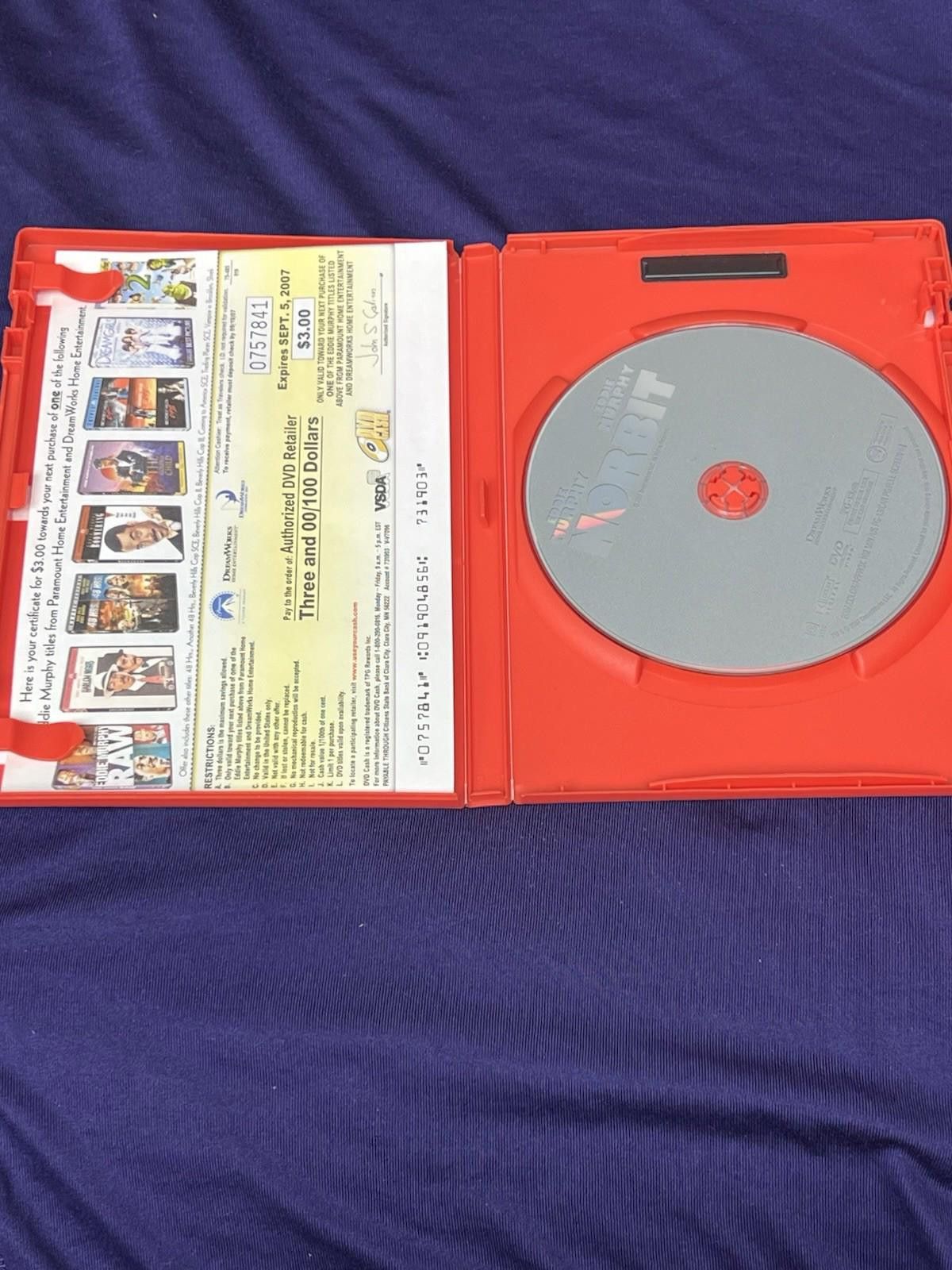 Other NORBIT EDDIE MURPHY THANDIE NEWTON EDDIE TERRY CREWS DVD Size ONE SIZE - 5 Thumbnail