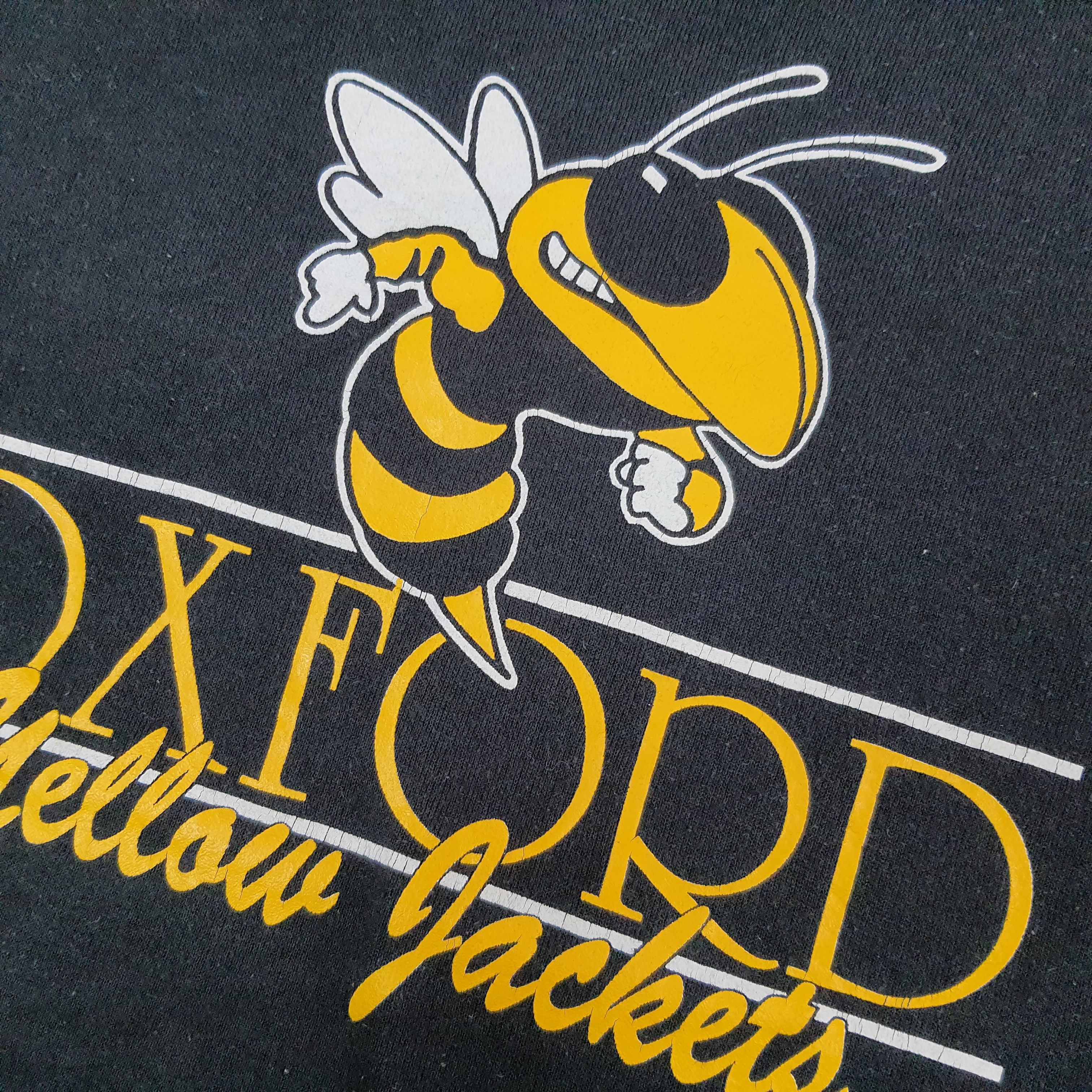 NFL Vintage Oxford Yellow Jacket Sweatshirt C227N6 Size US M / EU 48-50 / 2 - 2 Thumbnail