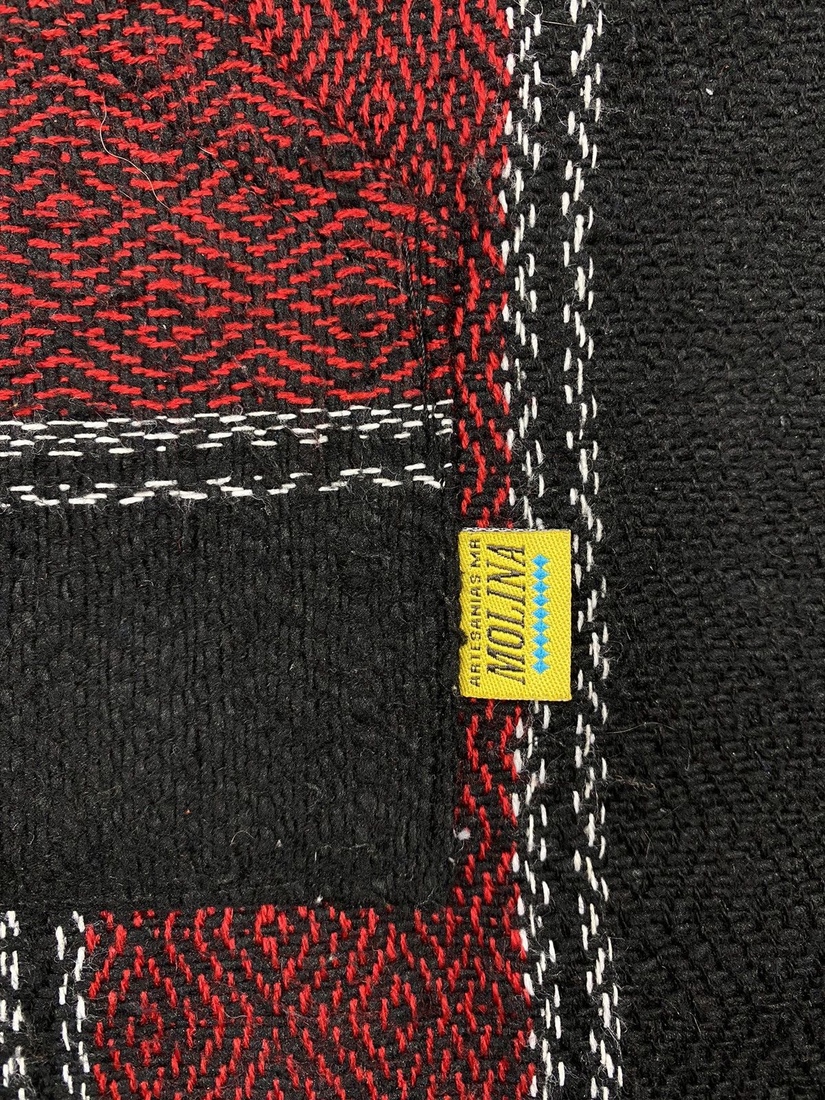 Vintage Y2K Vintage Molina Mexican Native Woven Stripped Baja Hoodie Size US M / EU 48-50 / 2 - 6 Thumbnail